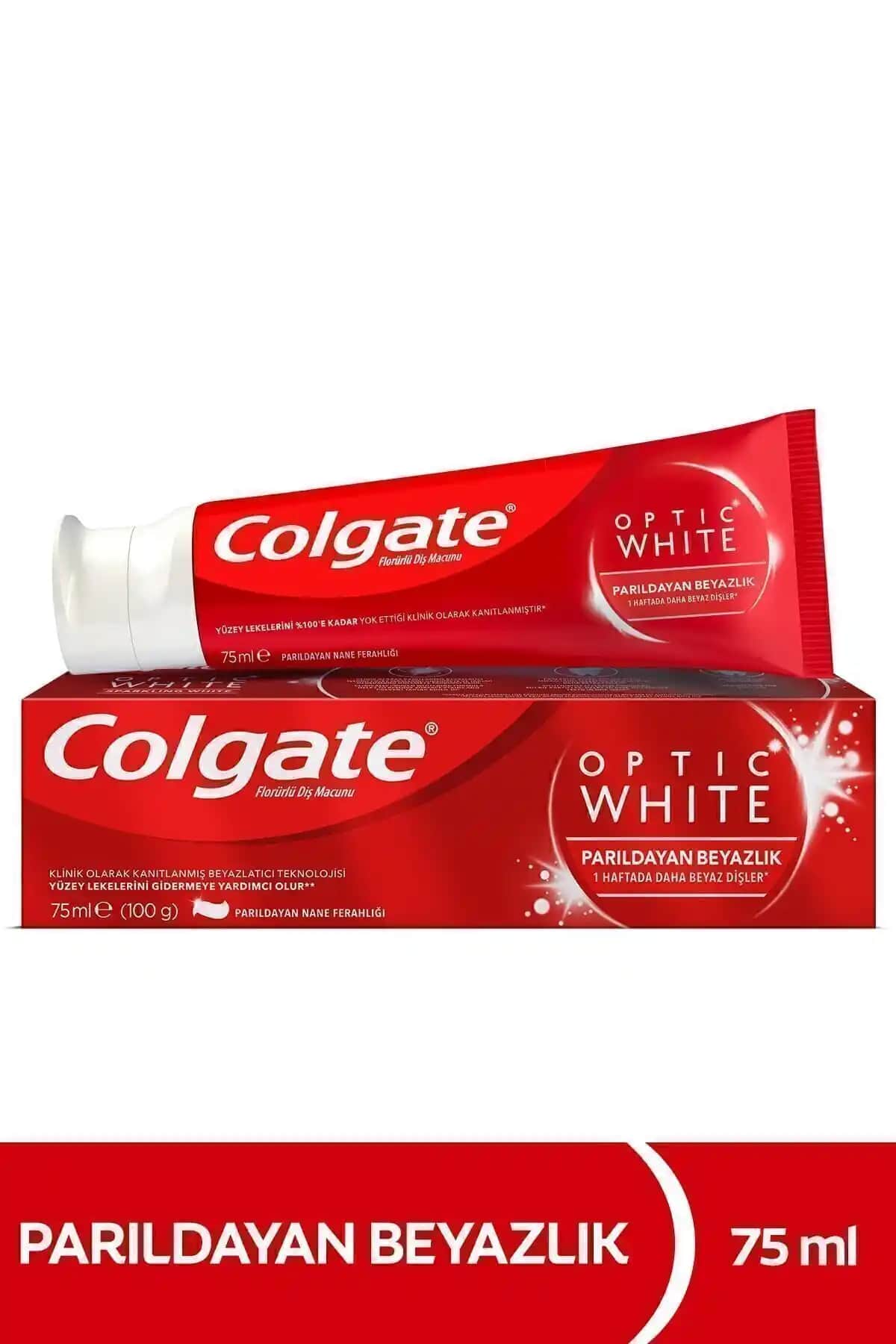 Colgate Optic White Beyazlatıcı Diş Macunu ile Güzel ve Parlak Gülüşler Sağlayın
