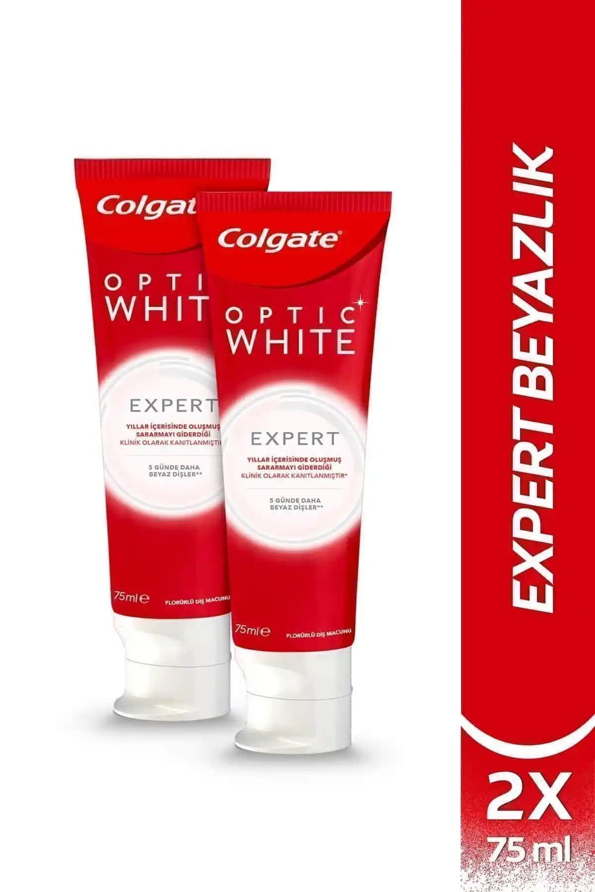 Colgate Optic White Expert Beyazlatıcı Diş Macunu ile Güçlü ve Parlak Gülüşler Yaratın