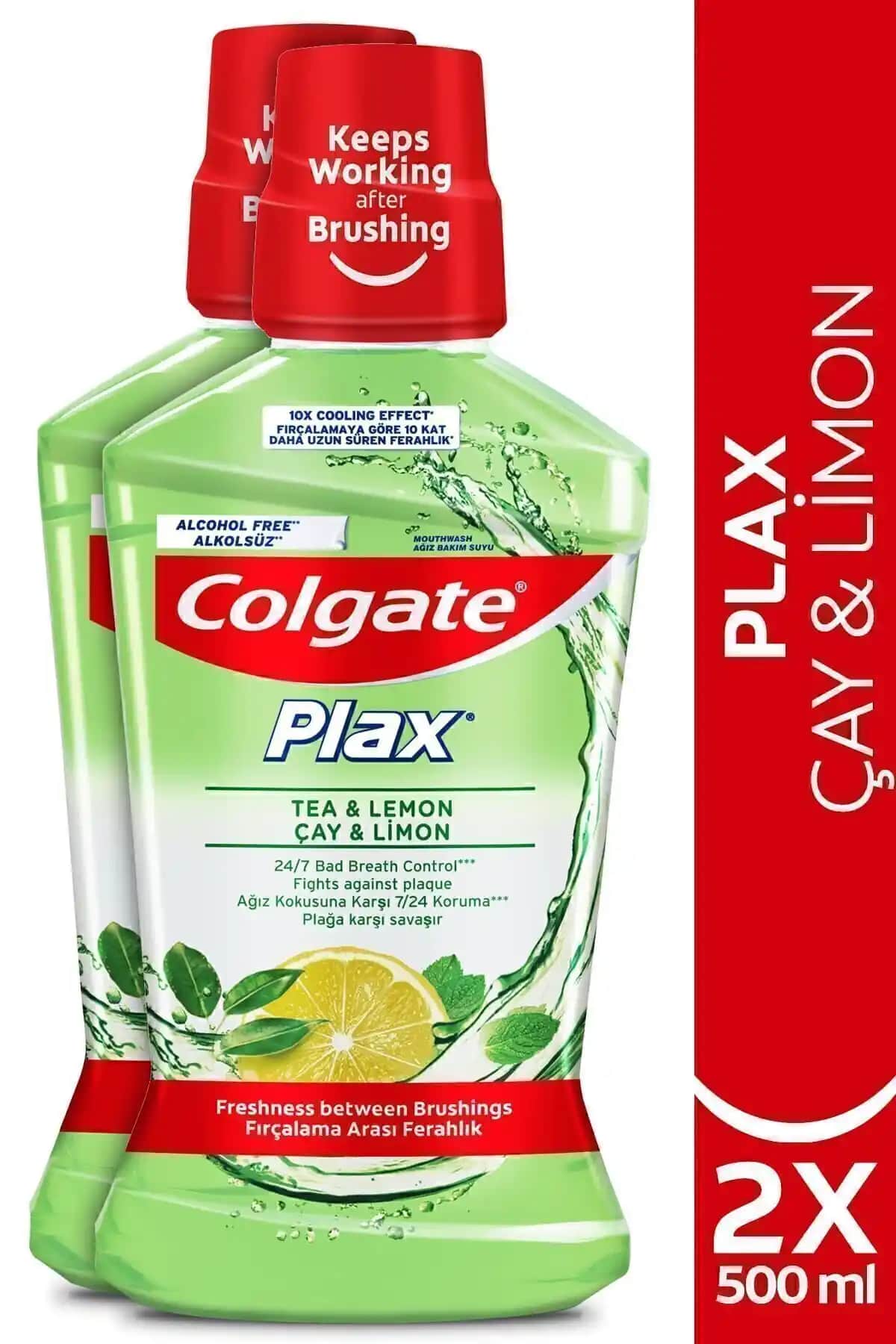 Colgate Plax Çay ve Limon Ağız Bakım Suyu: Ferahlatıcı ve Güvenli Ağız Gargarası
