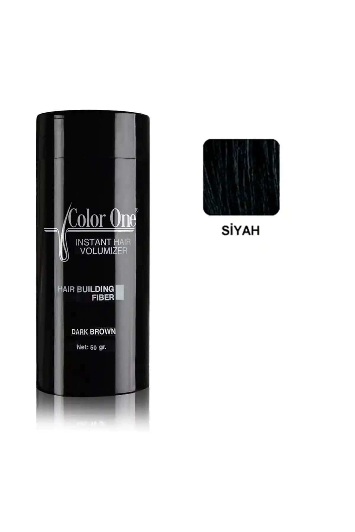 Color One Hair Powder Siyah Saç Tozu Topik ile Doğal ve Etkili Saç Gizleme Çözümü
