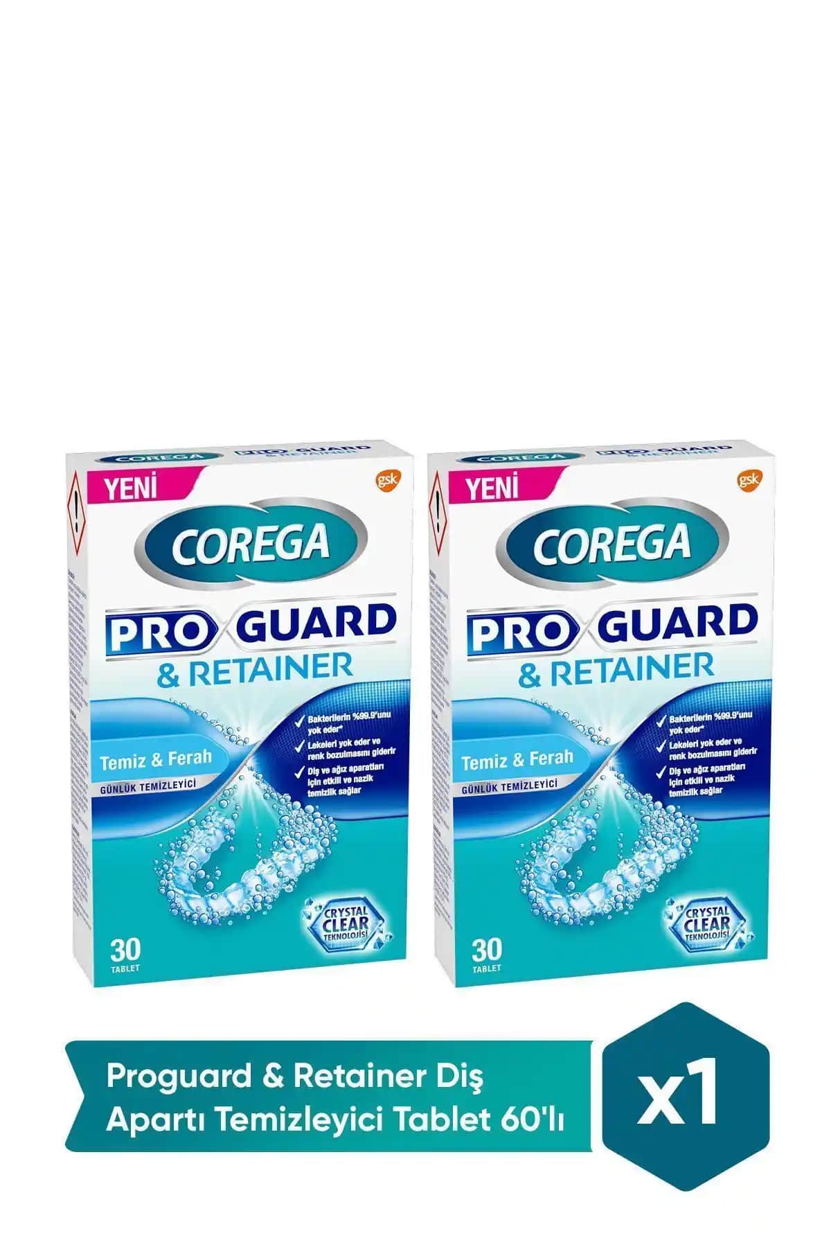 Corega Proguard & Retainer Temizleyici Tabletleri ile Ağız Hijyeninde Güvenilir Çözüm