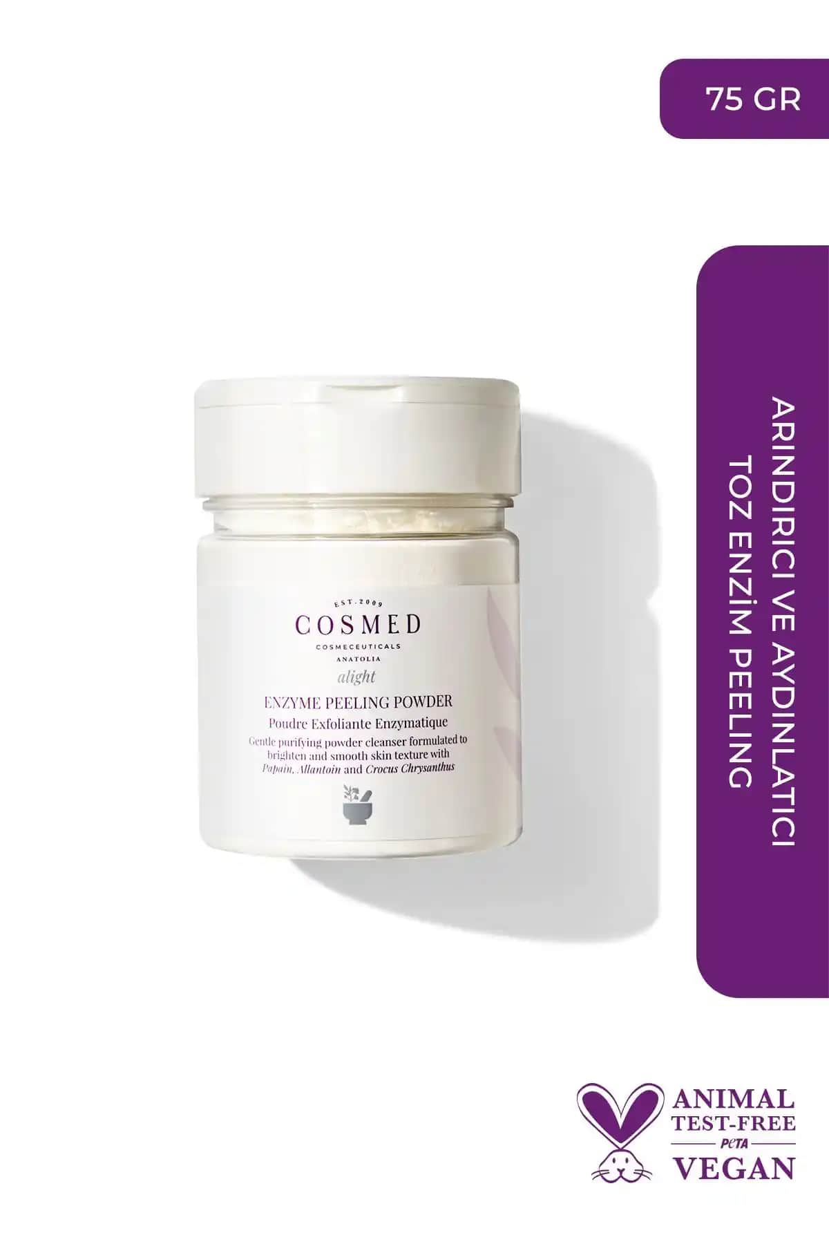 COSMED Alight ve The Purest Solutions Peeling Tozlarının Karşılaştırması