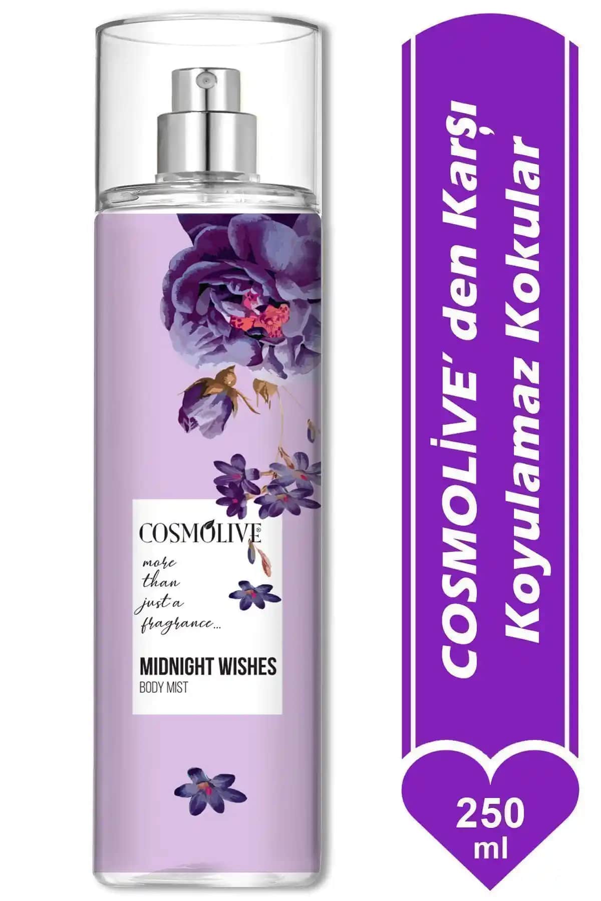 Cosmolive Vücut Spreyi Karşılaştırması: Bombshell Midnight Wishes ve My Way Ürünleri