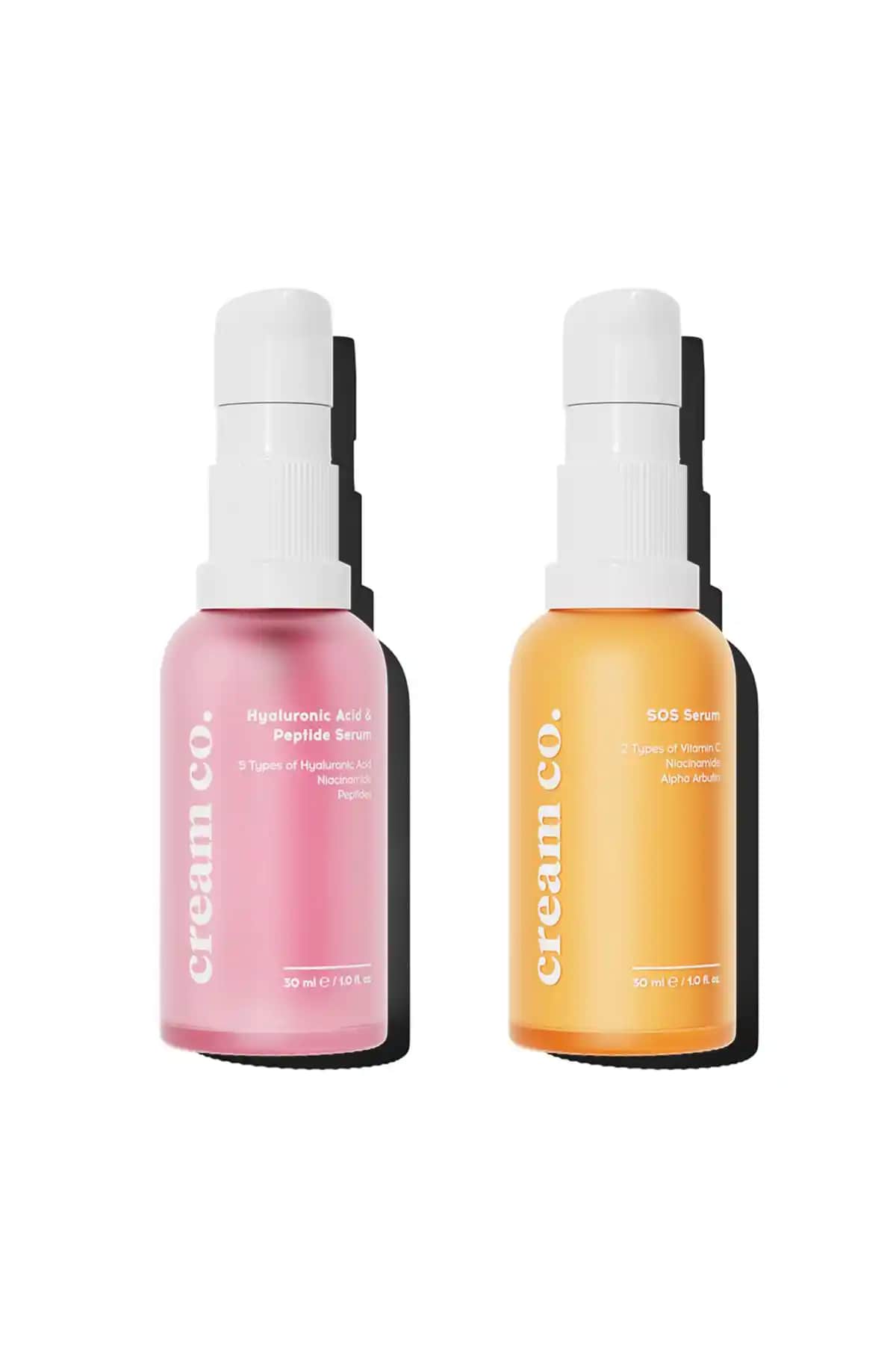 Cream Co. Nemlendirici ve Yenileyici İkili Cilt Bakım Seti Tüm Cilt Tipleri İçin Uygun