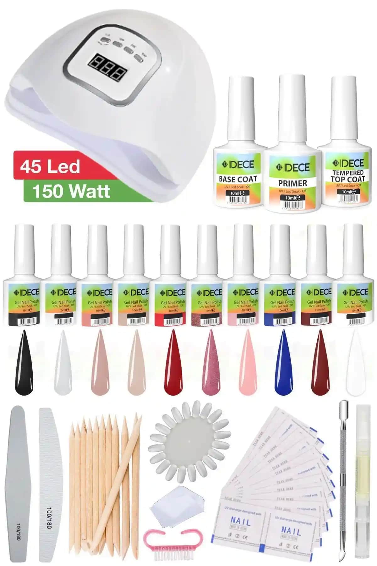 D Dece Maxi Evde Kalıcı Oje Seti: Profesyonel Manikür İçin Gelişmiş ve Pratik Çözüm