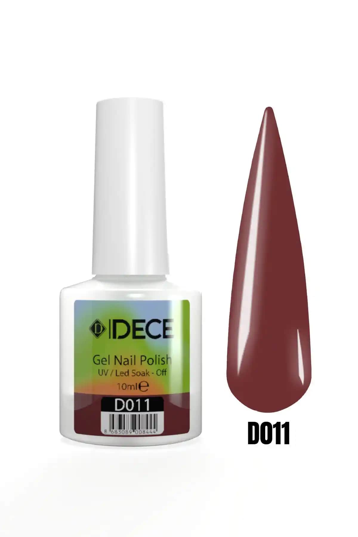 Dece Kalıcı Oje UV Led D011 10ml: Uzun Süre Dayanıklı ve Parlak Kırmızı Oje