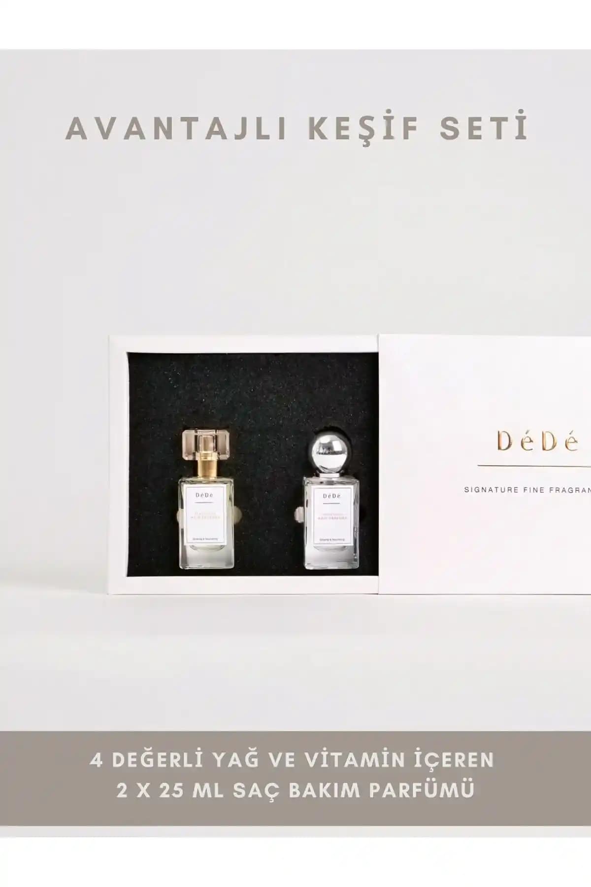 DeDe Candle & Wellness Studio İmza Saç Parfümü Seti Modern Kadınlar İçin Şık ve Kalıcı Koku Çözümleri