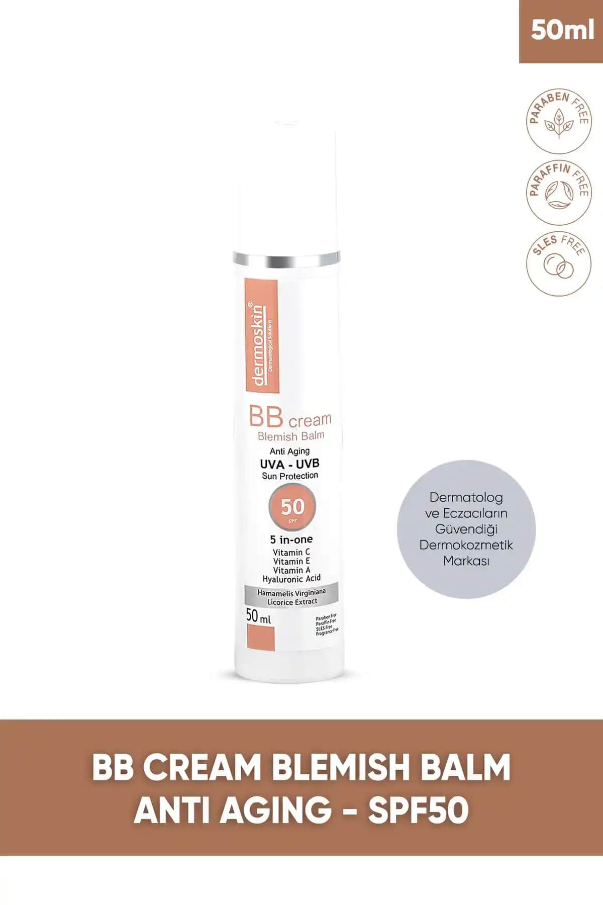 Dermoskin BB Krem SPF 50+ ve Be Bright Likit Fondöten Karşılaştırması