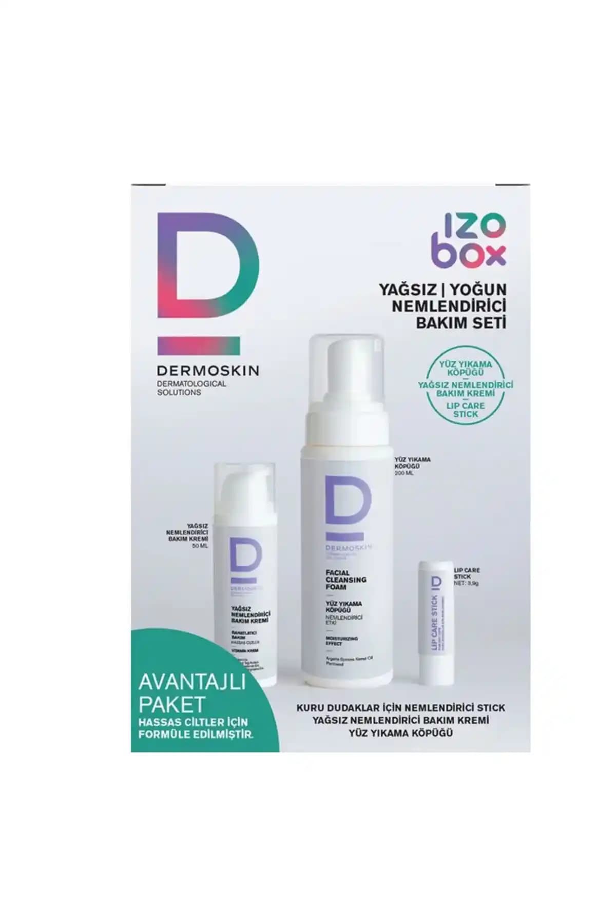 Dermoskin Izobox Cilt Bakım Seti: Hassas ve Kuru Ciltler İçin Kapsamlı Çözüm