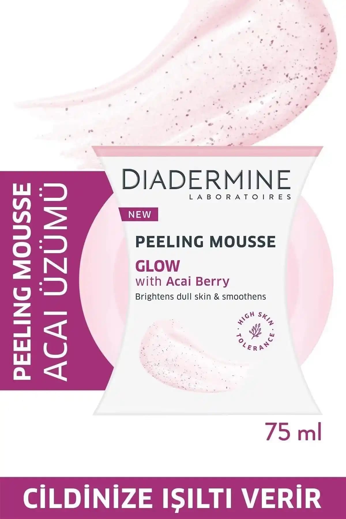 Diadermine Naturally Köpük Peeling 75 ml: Doğal İçeriklerle Derinlemesine Temizlik ve Canlandırıcı Etki