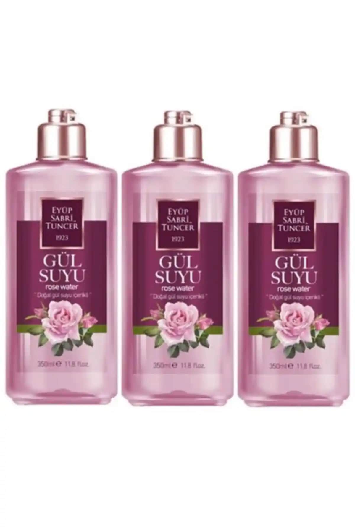 Doğal Gül Suyu 350 ml x3 Adet: Cilt Bakımında Güvenilir ve Doğal Seçenek