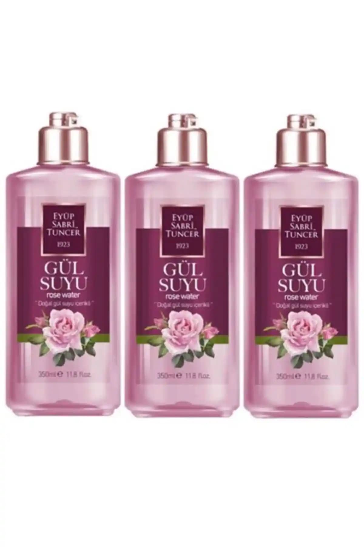 Doğal Gül Suyu 350 ml x3 Adet: Cilt Bakımında Güvenilir ve Doğal Seçenek