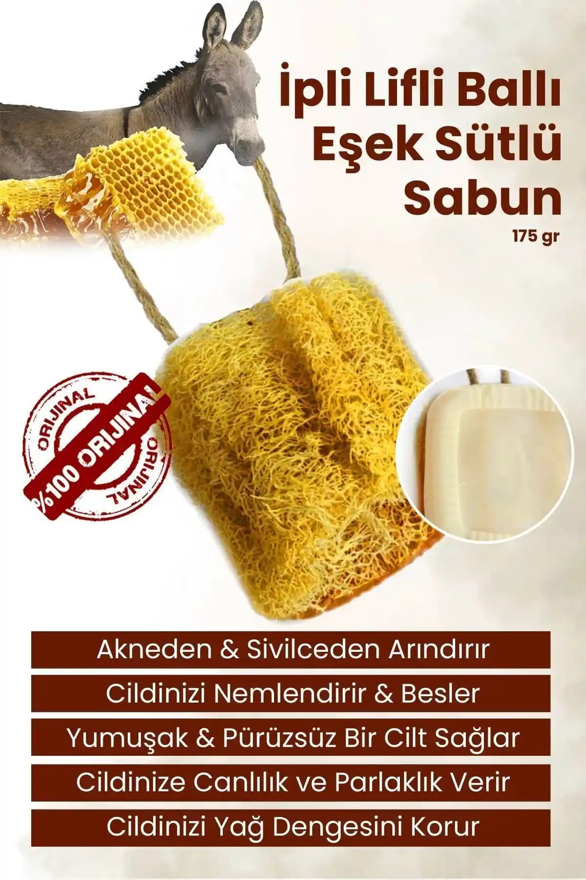 Doğal İçeriklerle Zenginleştirilmiş Eşek Sütü ve Bal İçerikli Sabun Ürün Tanıtımı