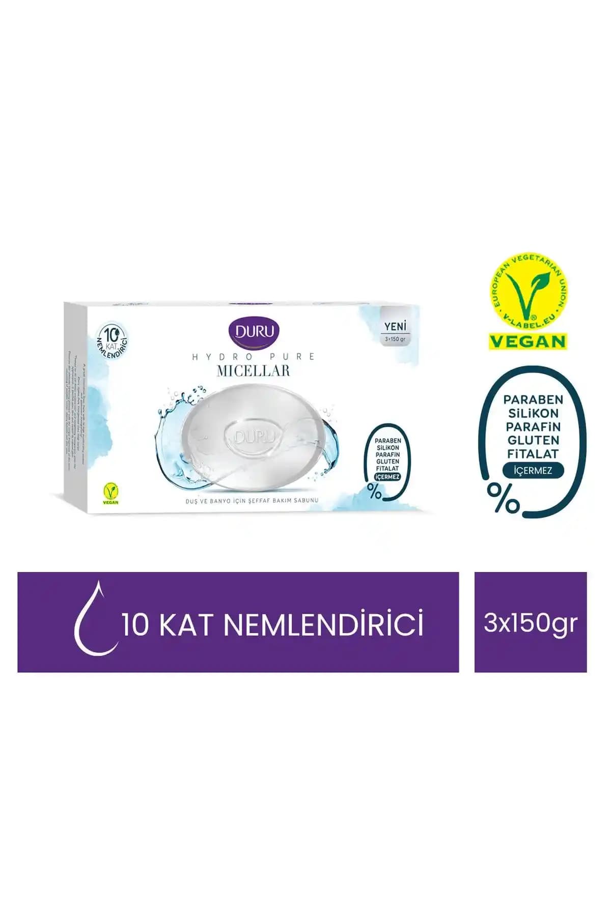 Duru Hydro Pure Micellar Sabun: Günlük Temizlik ve Bakım İçin Güvenilir Çözüm