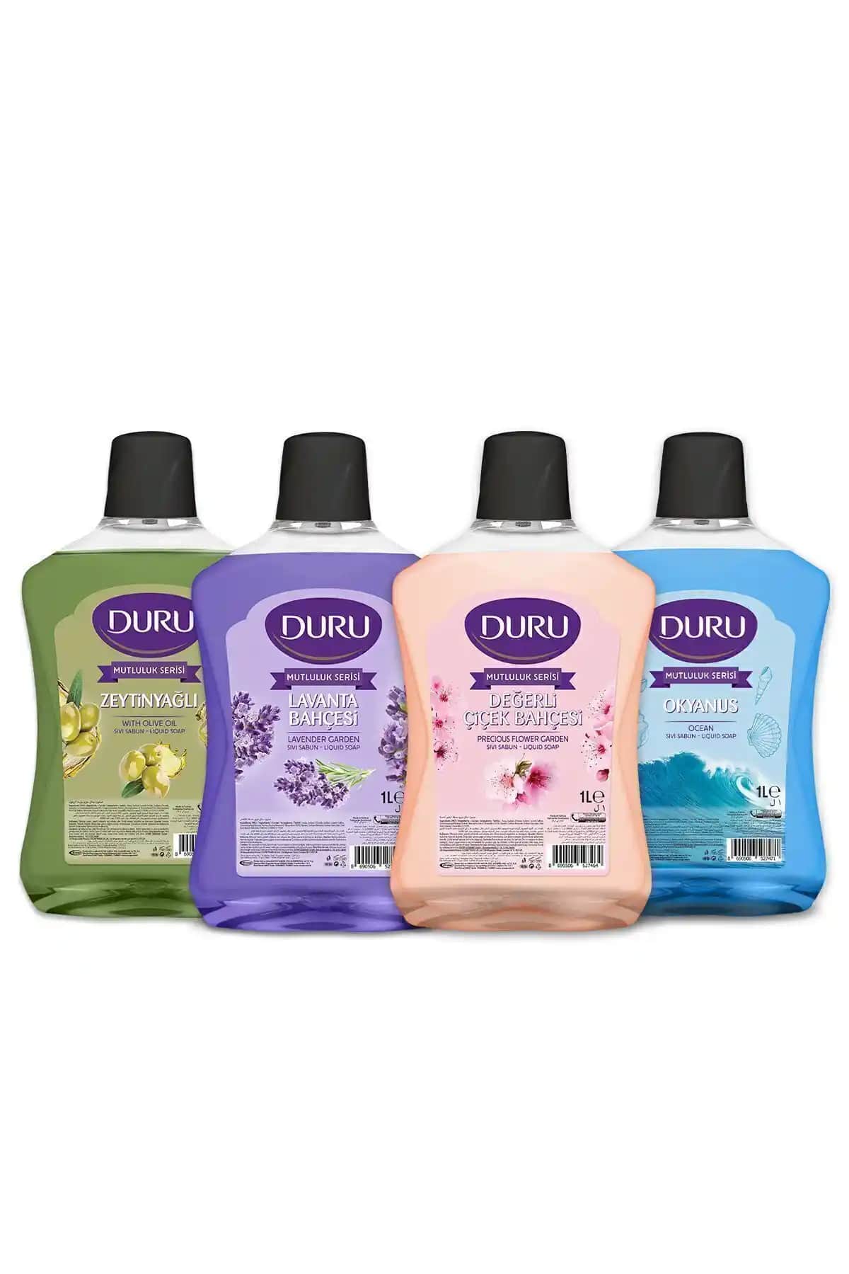 Duru Mutluluk Serisi Sıvı Sabunlar: Hoş Kokular ve Yüksek Temizlik Performansı
