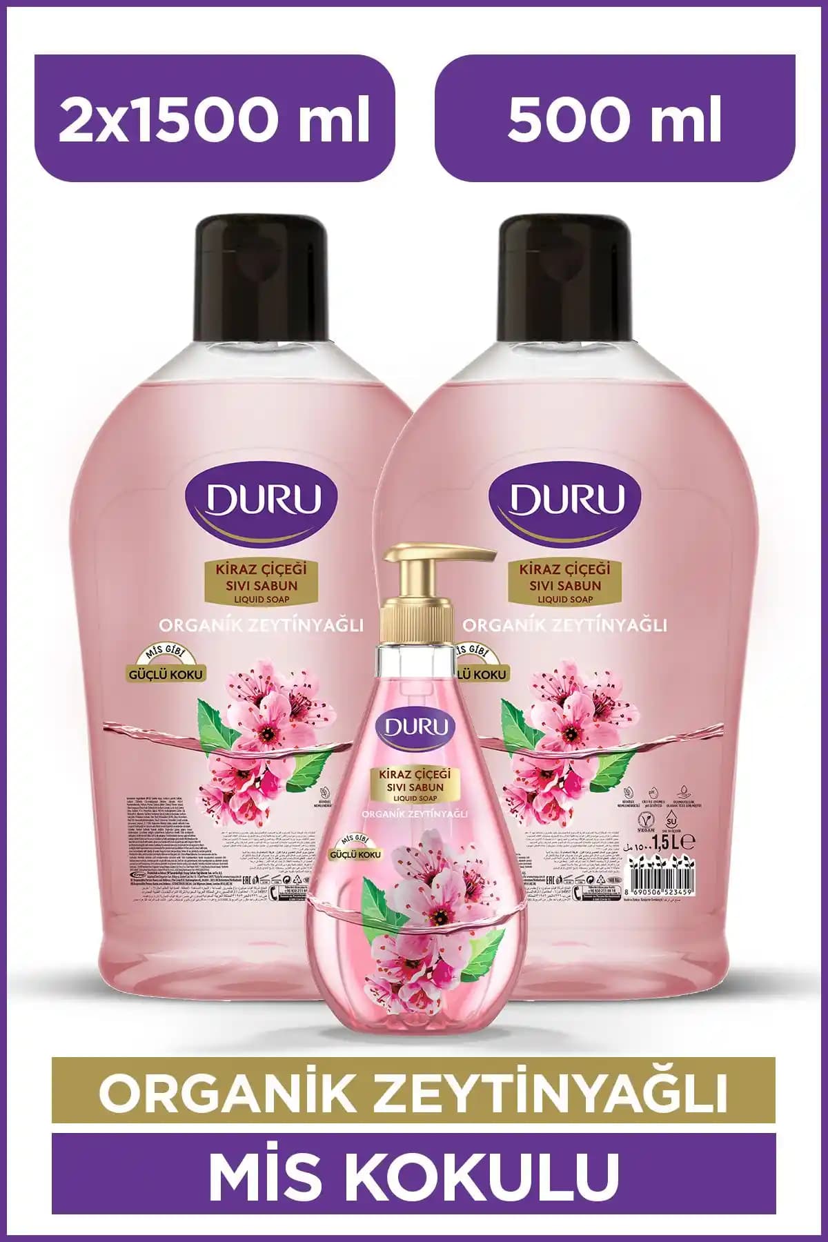 Duru Organik Kiraz Çiçeği ve Eyüp Sabri Tuncer Mandalina Sabunu Karşılaştırması