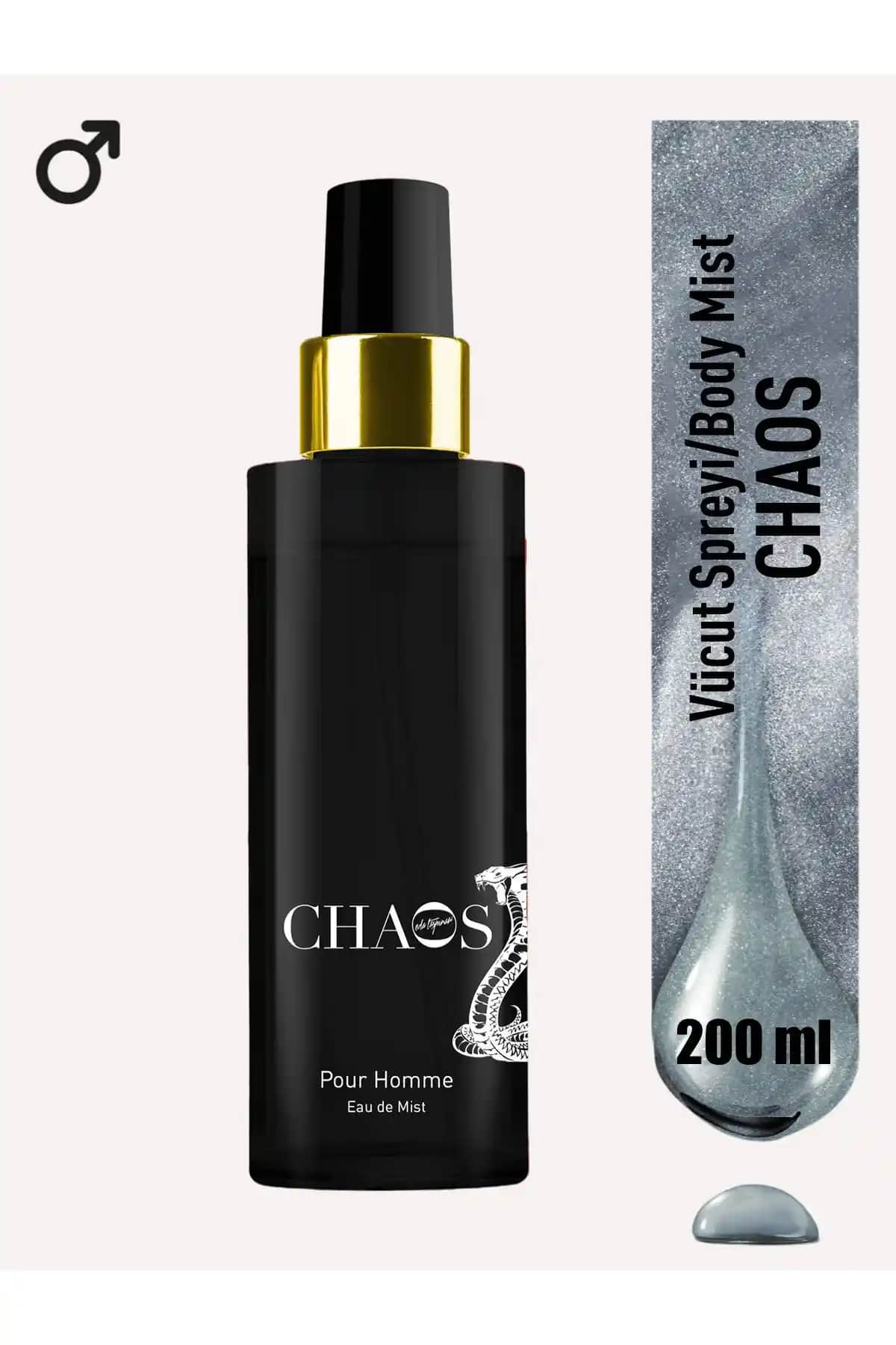 Eda Taşpınar Chaos Body Mist: Odunsu ve Baharatlı Erkek Vücut Spreyi Özellikleri