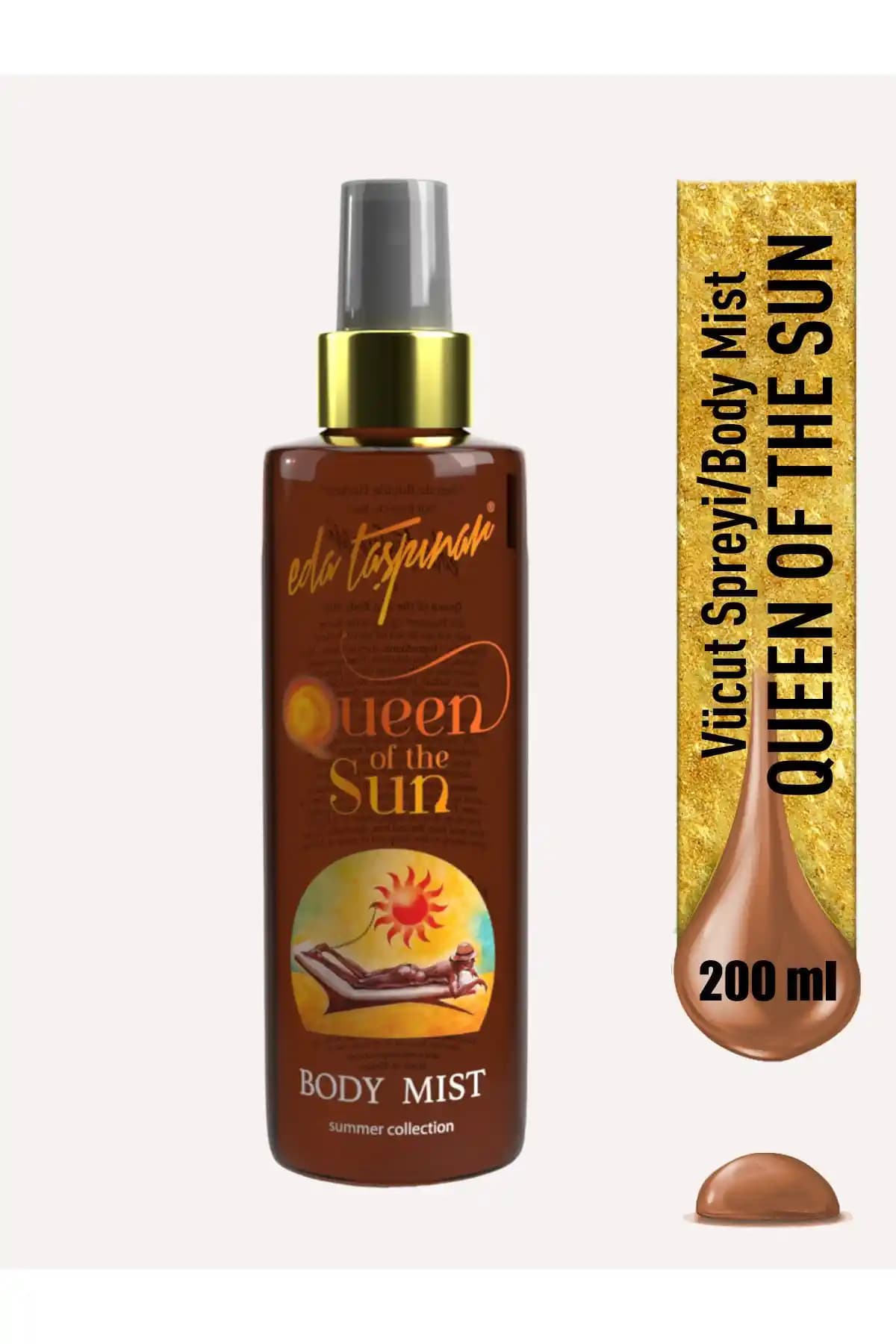 Eda Taşpınar Queen Of The Sun Body Mist Yaz Ayları İçin Tatlı ve Kalıcı Koku