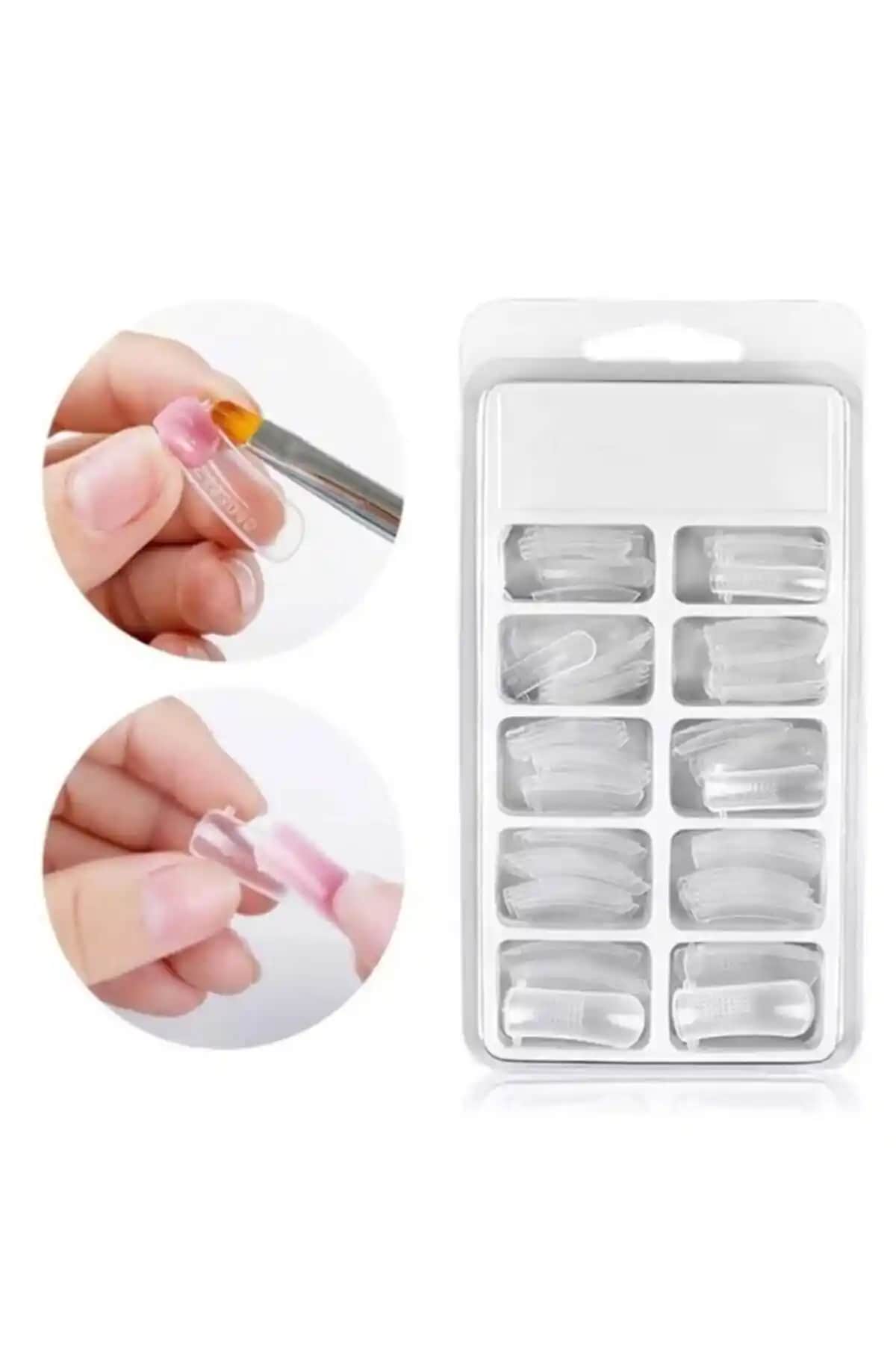 Elea Poly Gel Kalıp Form 100'lü: Pratik ve Uygun Fiyatlı Tırnak Sanatı Çözümü