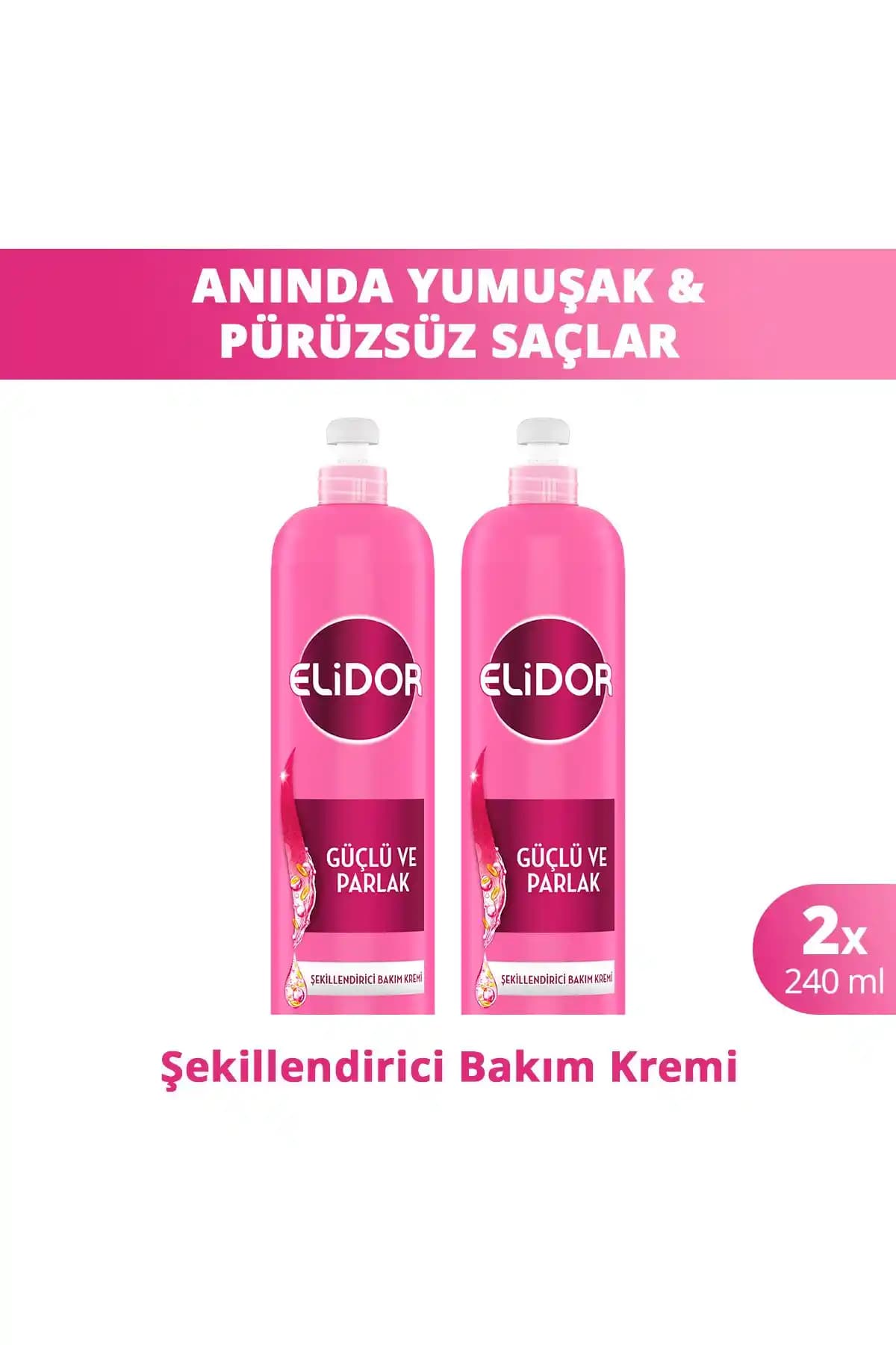 Elidor 7/24 Şekillendirici Saç Bakım Kremi: Elektriklenmeyi önleyen ve parlaklık kazandıran ürün