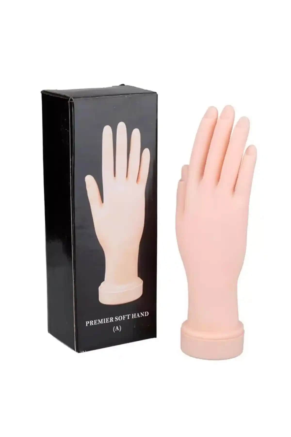 ELLEA NAIL Silikon Protez Tırnak Eğitim Eli: Profesyonel ve Pratik Tırnak Uygulama Aracı