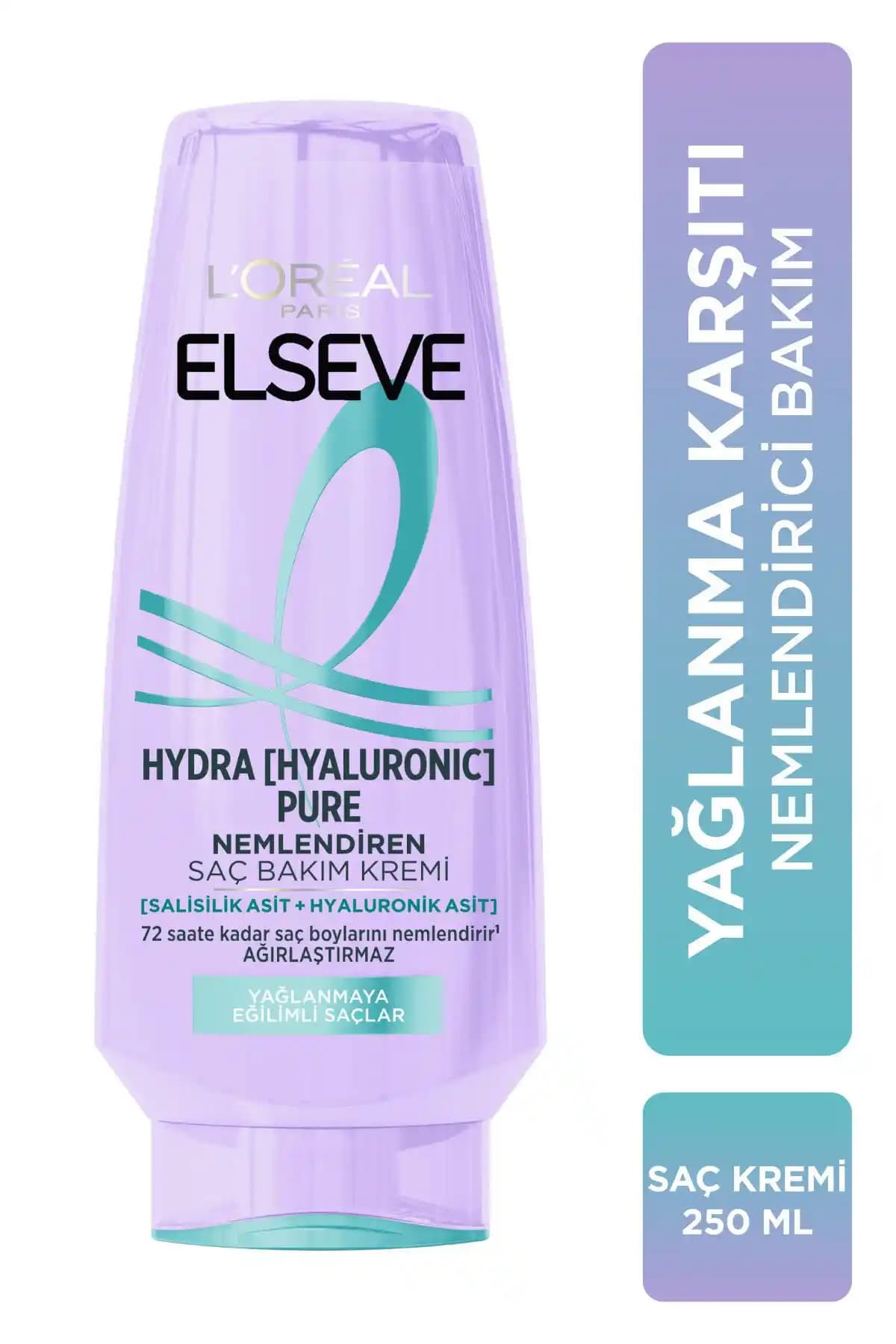 Elseve Hydra Hyaluronic Pure Yağlanma Karşıtı Saç Kremi İncelemesi ve Kullanım Yönergeleri