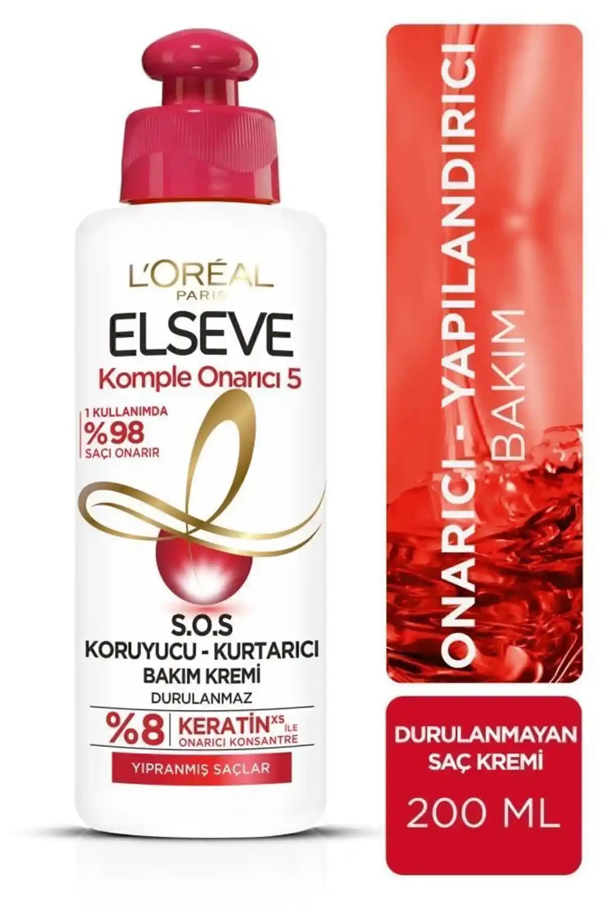 Elseve L'Oréal Paris Komple Onarıcı 5 S.O.S Koruyucu Saç Bakım Kremi İncelemesi