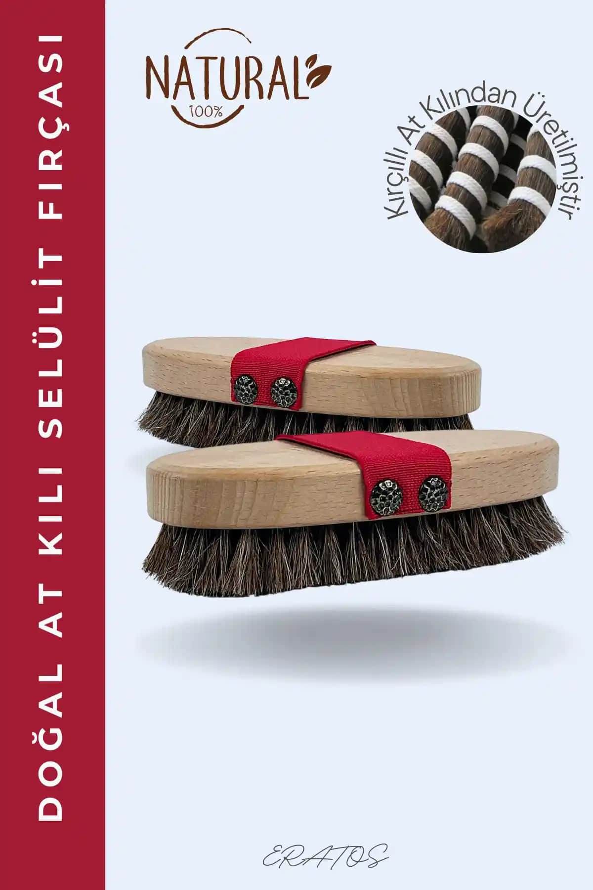 ERATOS ve STELLIUM Doğal At Kılı Fırçaları Karşılaştırması Selülit ve Cilt Bakımında Etkinlik