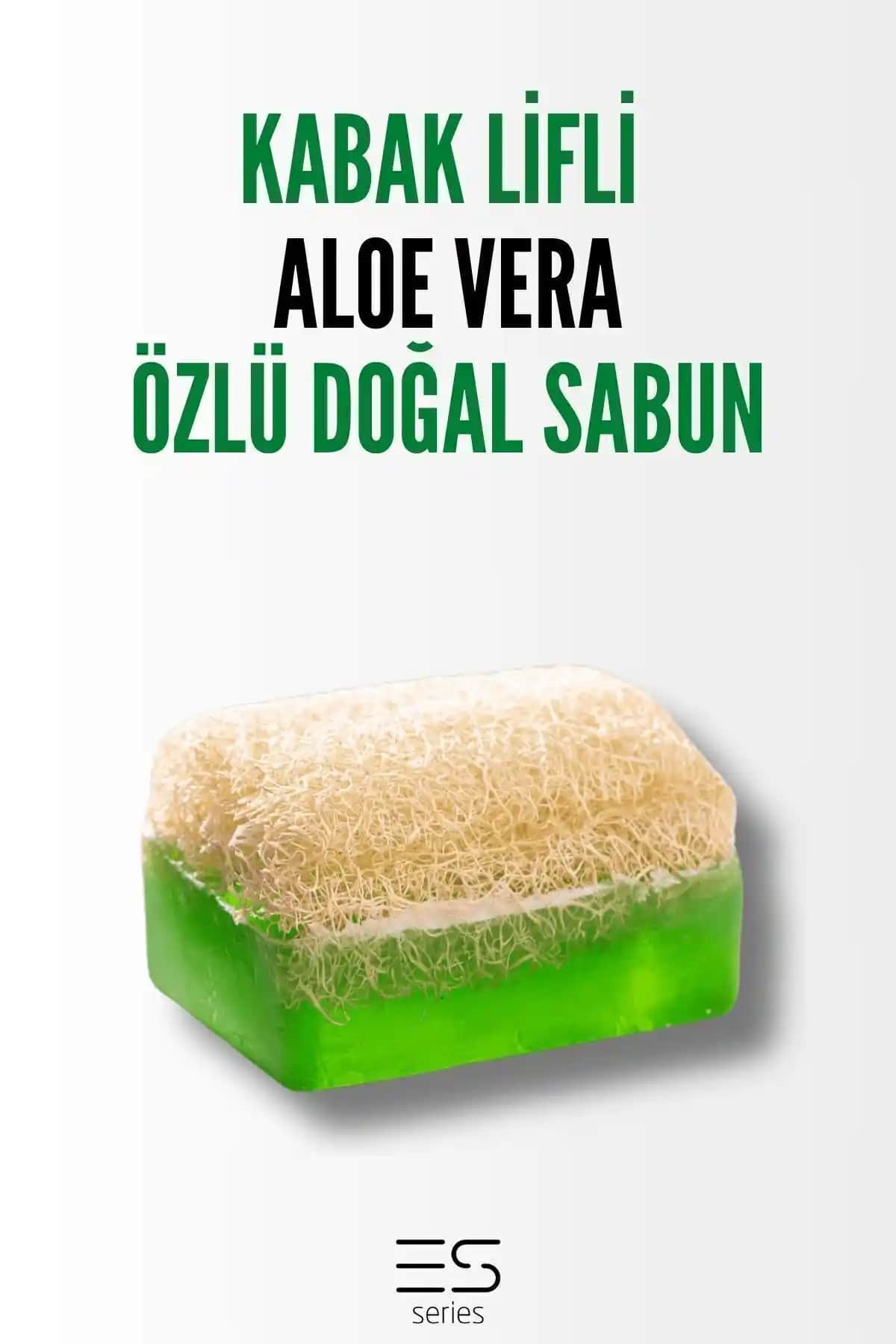 Es Serisi Kabak Lifli Aloe Vera Anti-Selülit Sabunu Doğal ve Etkili Cilt Temizliği İçin