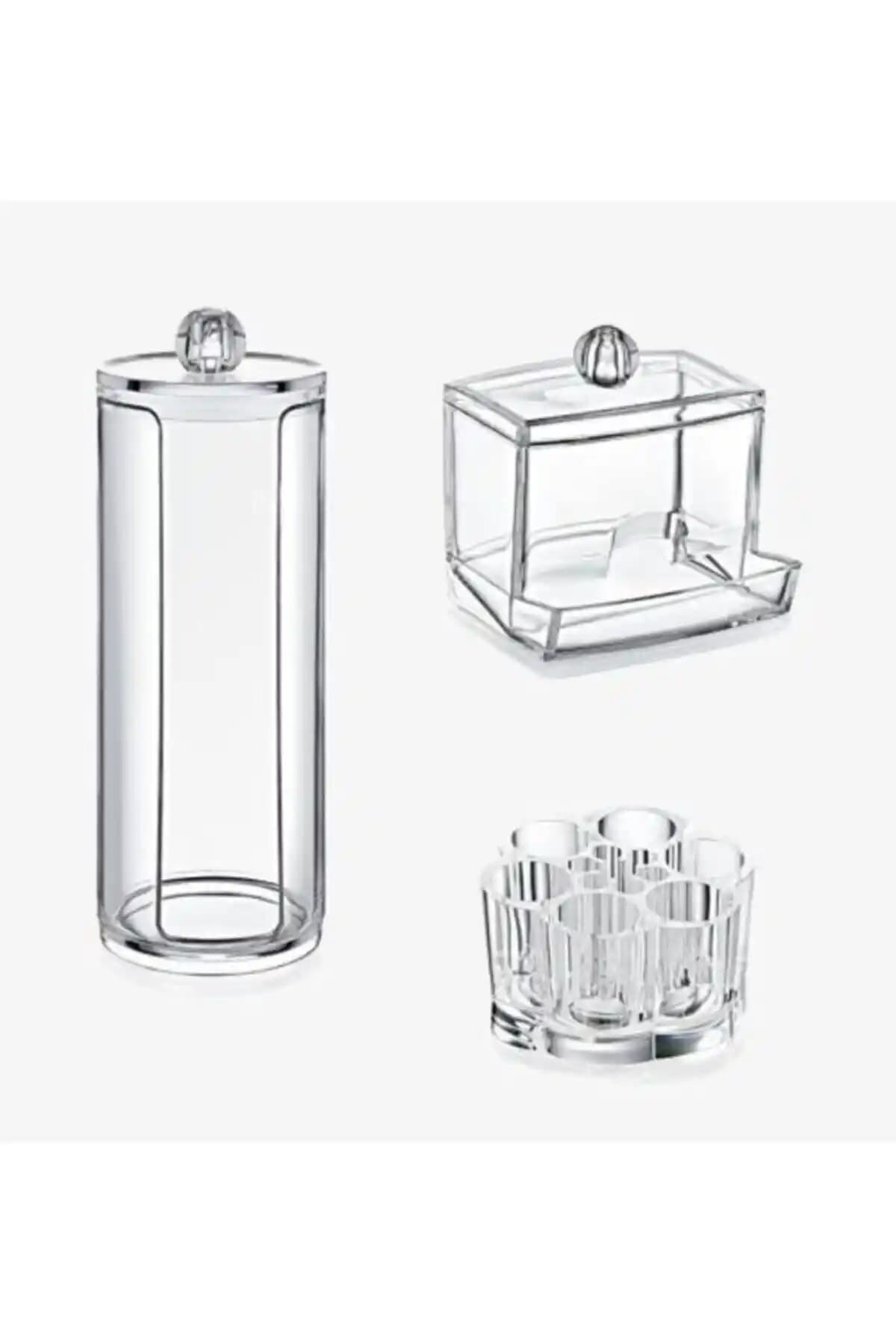 Esay Home 3’lü Makyaj Organizeri – Çok Amaçlı ve Dayanıklı Düzenleme Çözümü