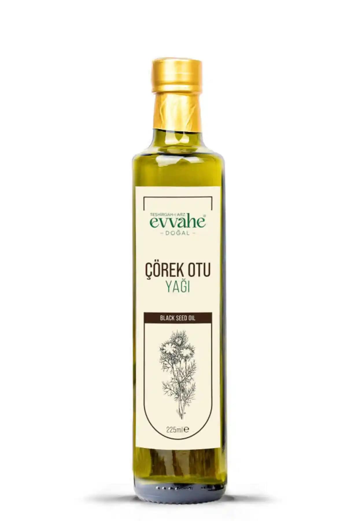 Evvahe Doğal Çörek Otu Yağı: Sağlık ve Doğallık Sunan 225 ml Doğal Yağ Ürünü