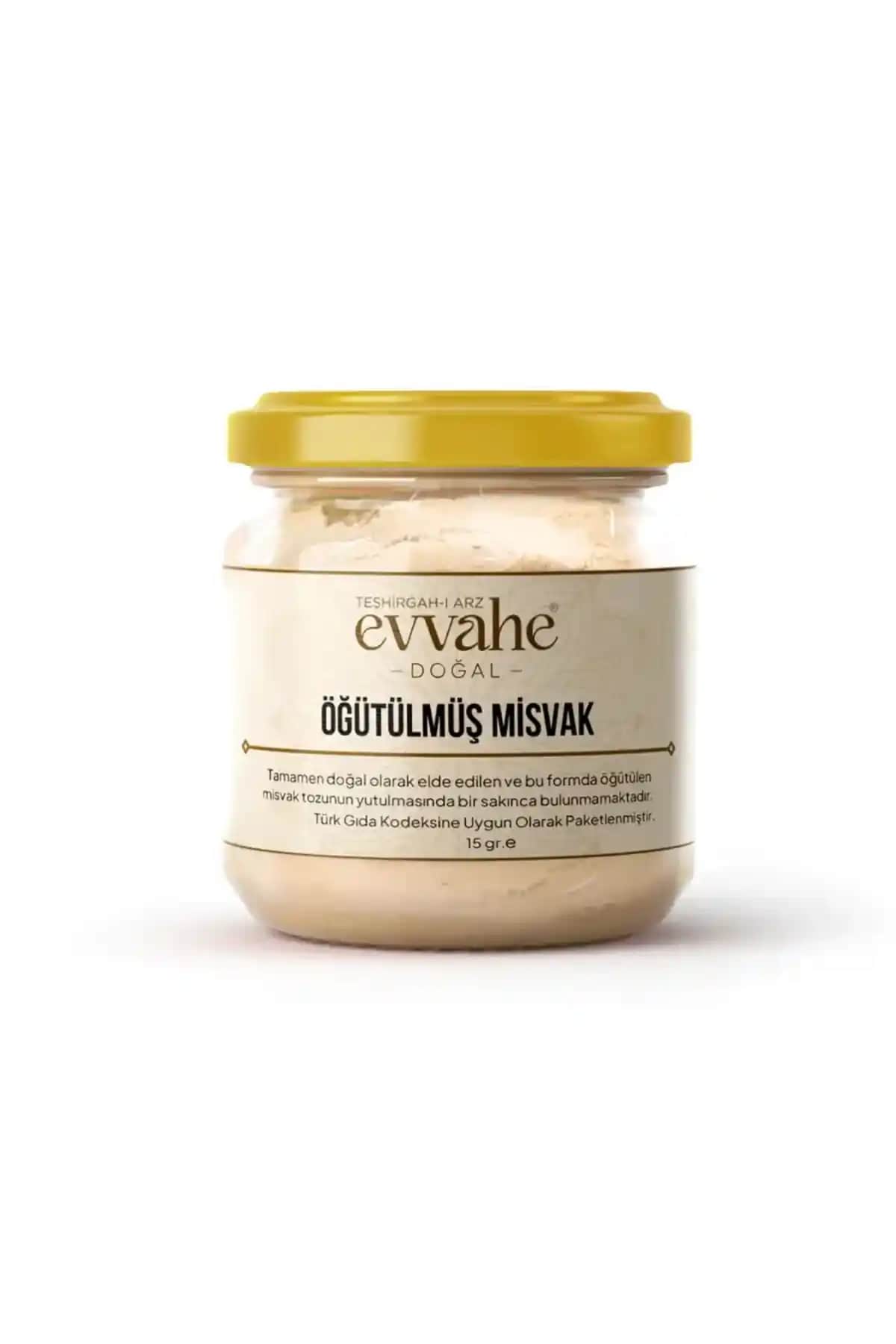 Evvahe Doğal Öğütülmüş Misvak 15g Diş ve Ağız Sağlığı için Doğal Temizlik Ürünü