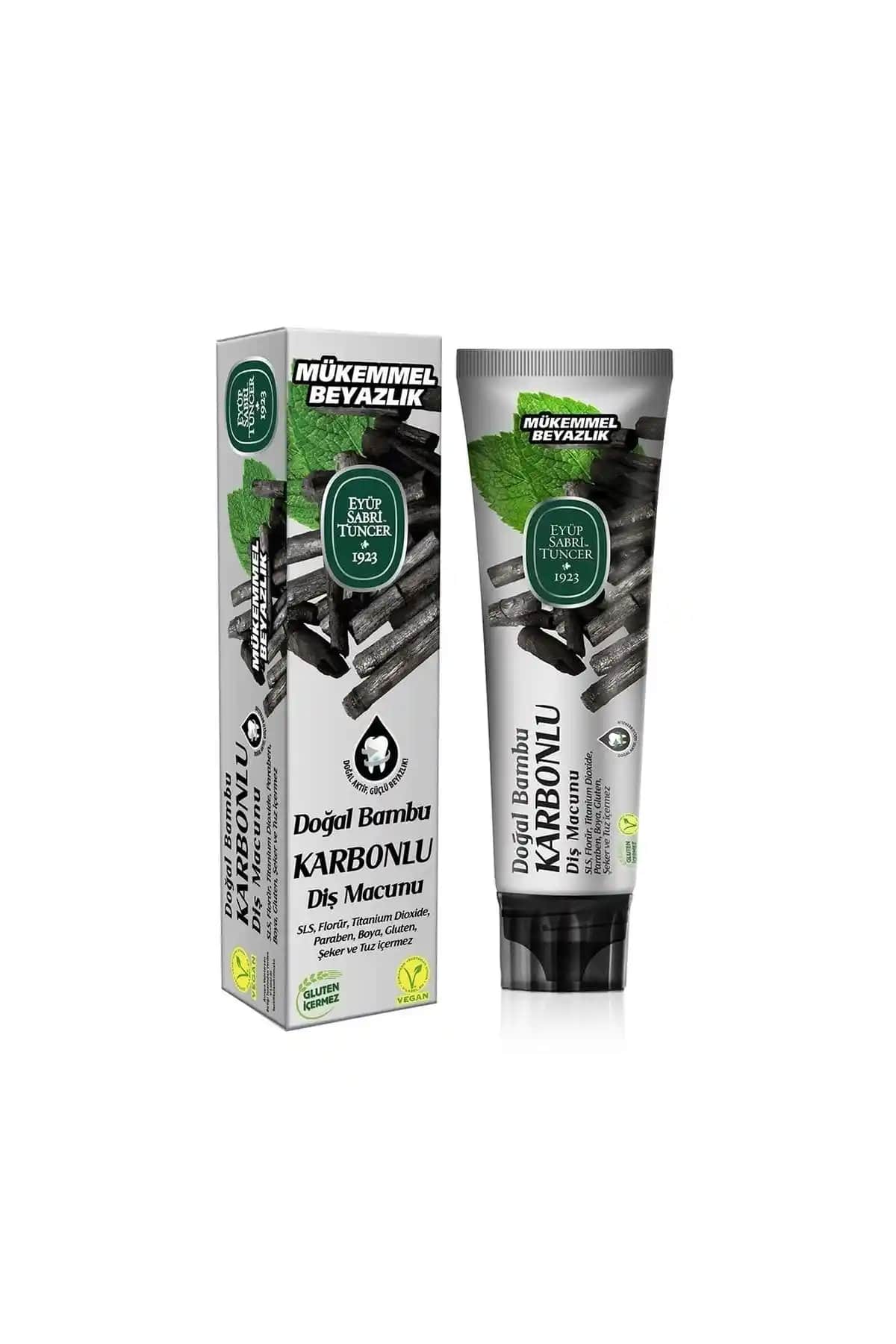 Eyüp Sabri Tuncer Doğal Bambu Karbonlu Diş Macunu: Güçlü Beyazlatma ve Ferahlatıcı Etkiler