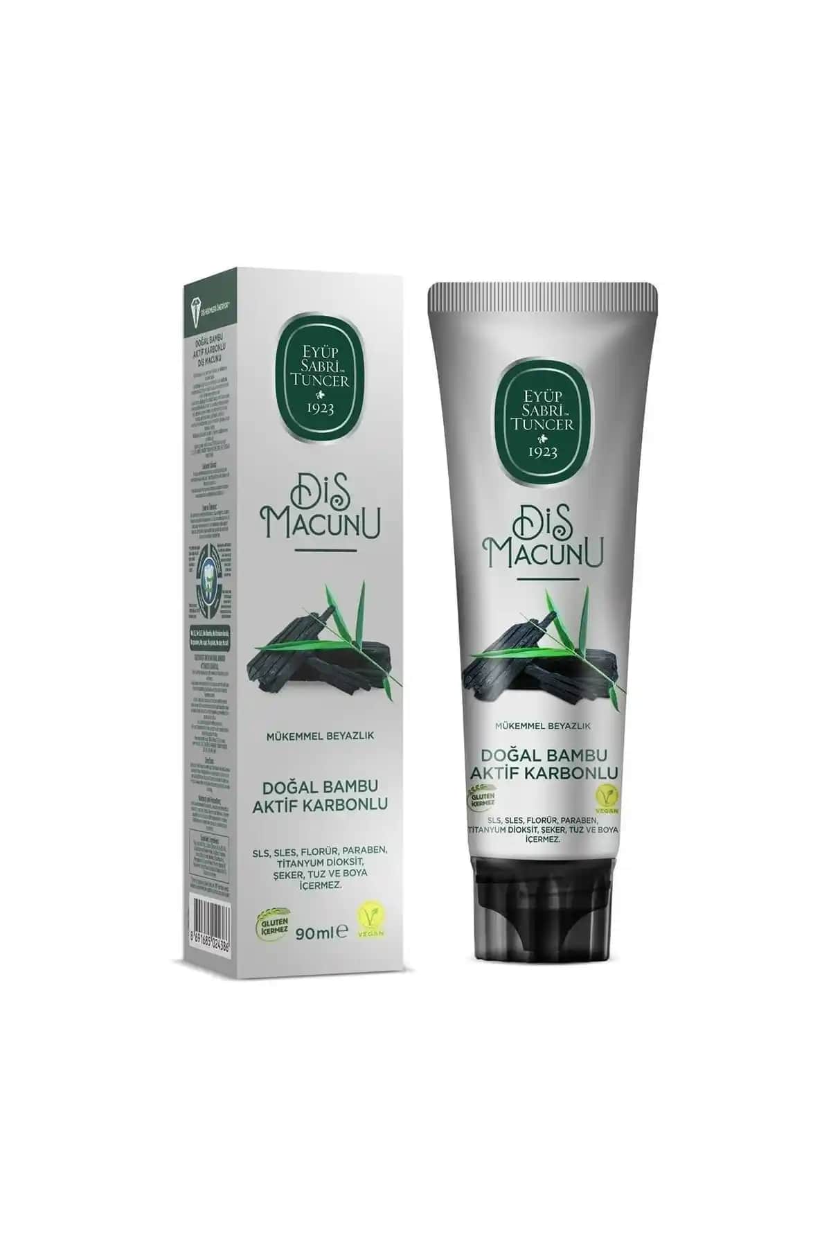 Eyüp Sabri Tuncer Doğal Bambu Karbonlu ve Aktif Karbonlu Diş Macunu Karşılaştırması