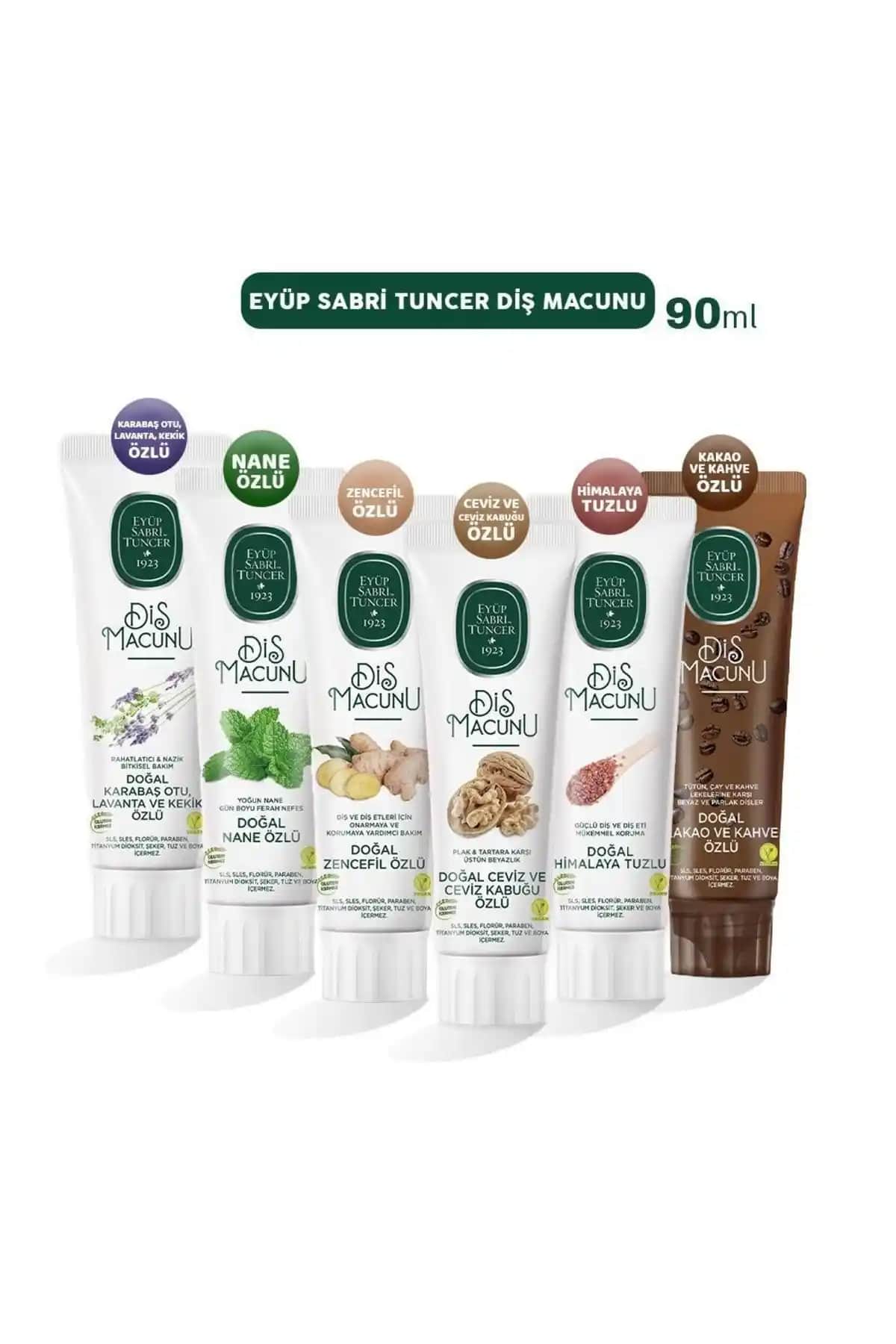 Eyüp Sabri Tuncer Doğal İçerikli Diş Macunu Serisi: Etkili ve Güvenilir Ağız Bakım Çözümü