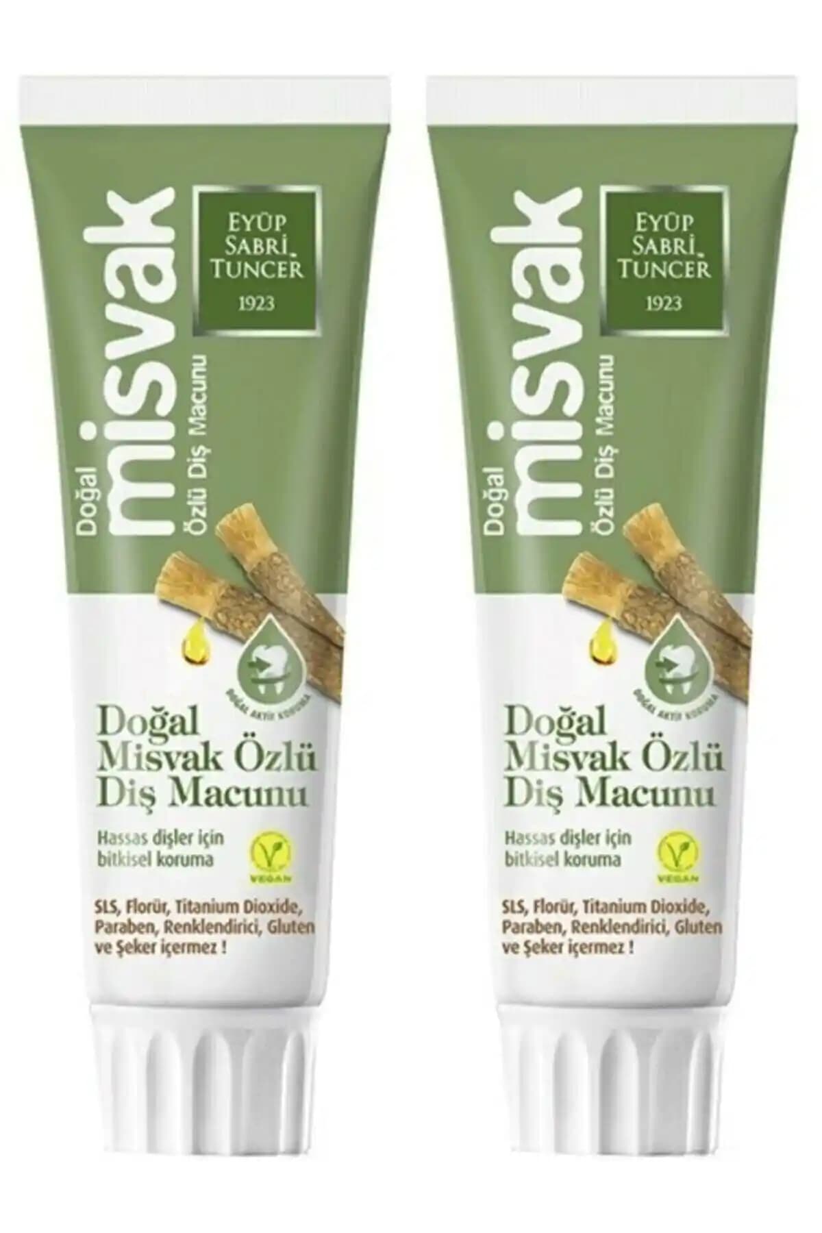 Eyüp Sabri Tuncer Doğal Misvak Özlü Diş Macunu: Sağlıklı ve Güvenilir Diş Bakımı İçin