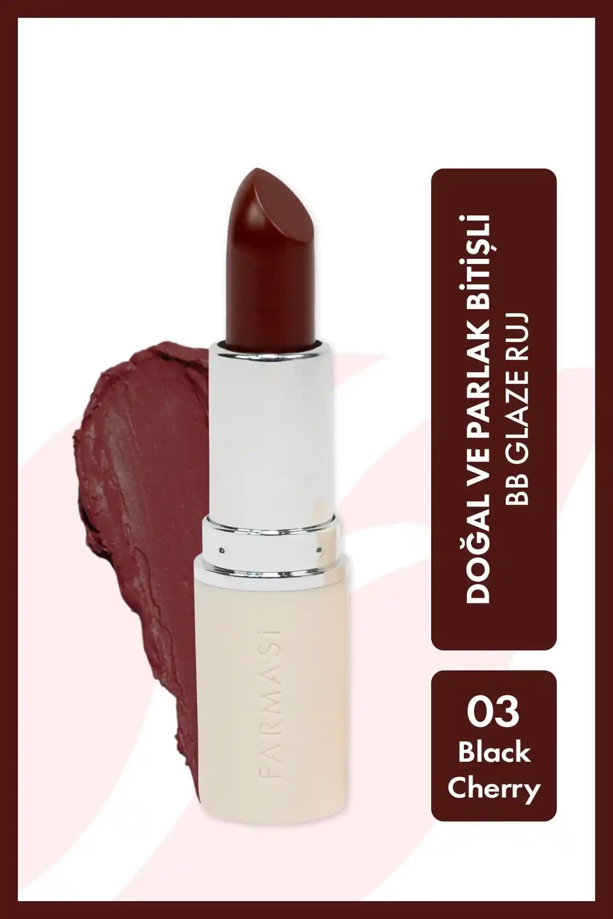 Farmasi BB Glaze Ruj 03 Black Cherry ve Flormar Supershine Ruj 51 Karşılaştırması