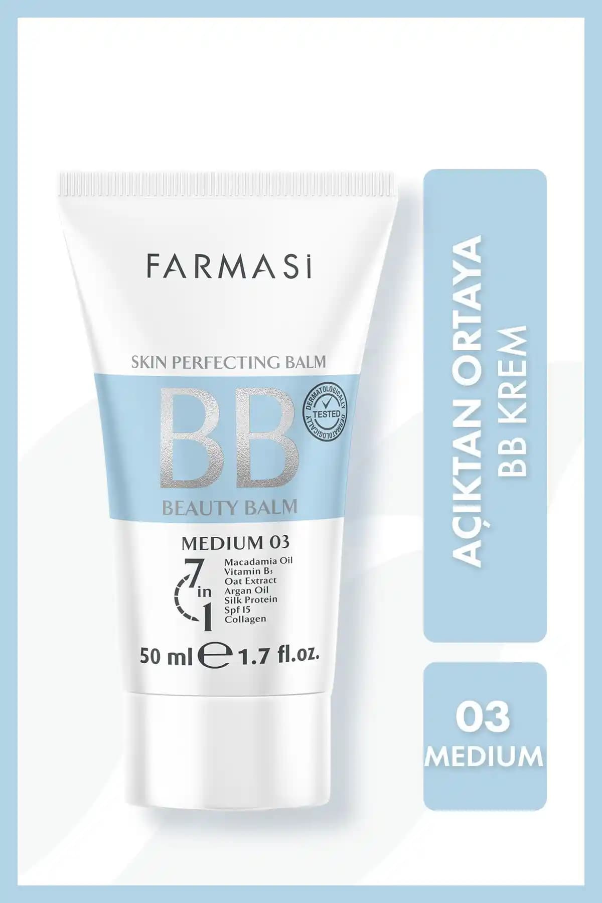 Farmasi BB Krem Orta Kapatıcılık ve Nemlendirme Sağlayan 50 ml Makyaj Ürünü
