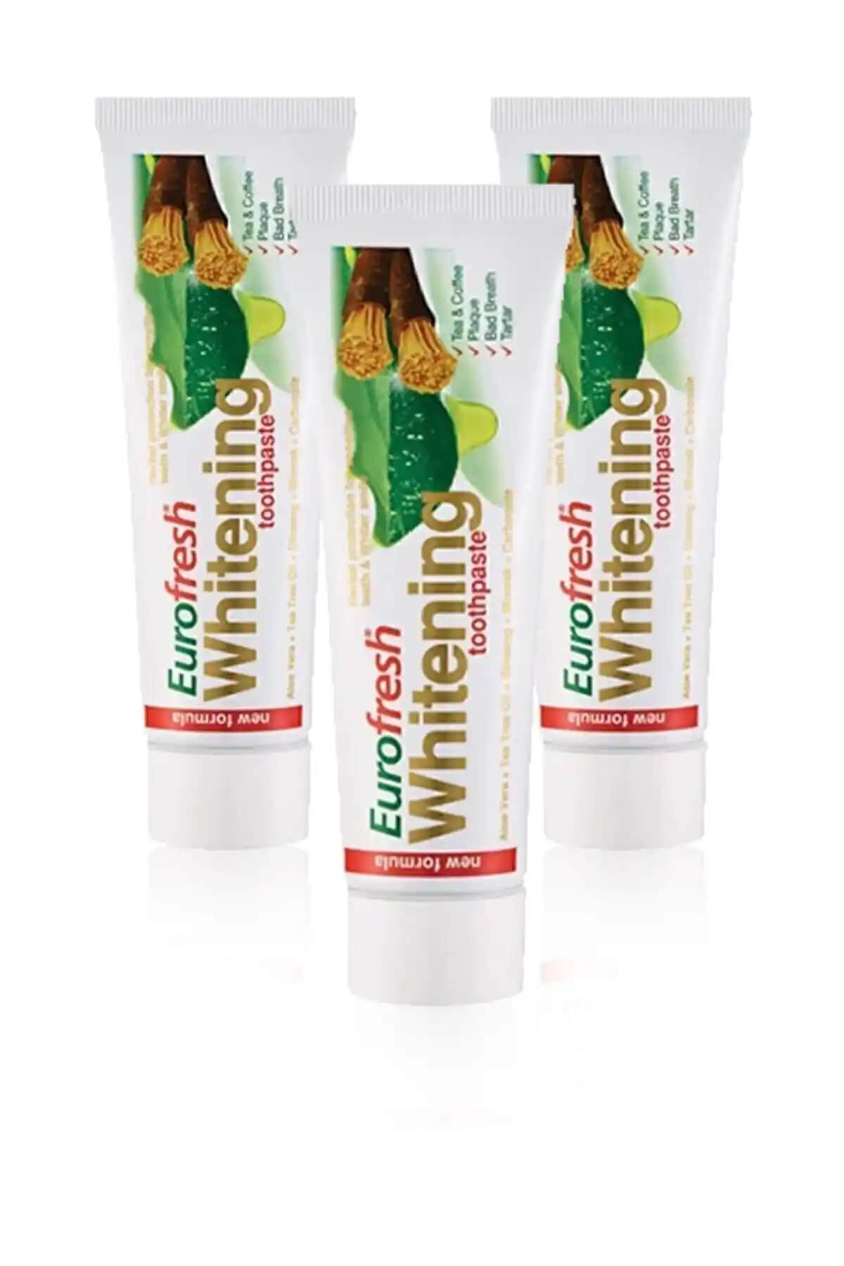 Farmasi Eurofresh Aloe Veralı Misvaklı Beyazlatıcı Diş Macunu Günlük Ağız Bakımı İçin Etkili Çözüm