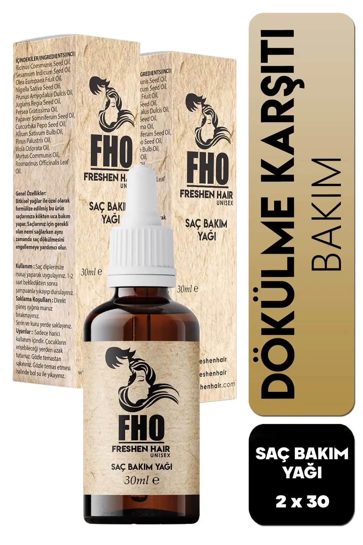 FHO Freshen Hair Serumu ile Doğal ve Güçlü Saçlar İçin Etkili Çözüm