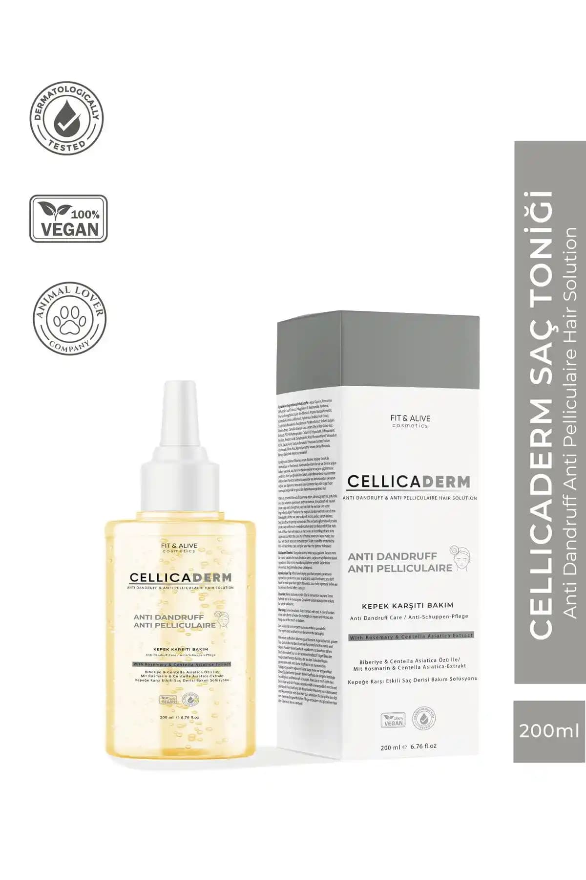 Fit & Alive Fitalive Cellicaderm Kepek Karşıtı Saç Solüsyonu Ürün İncelemesi ve Faydaları