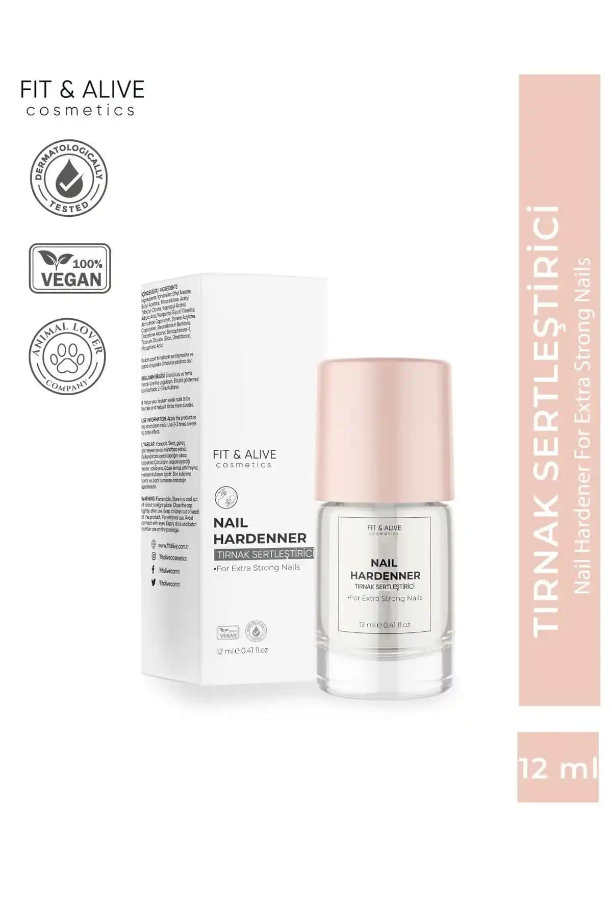 Fit & Alive Fitalive Tırnak Güçlendirici: Sağlıklı ve Güçlü Tırnaklar İçin Etkili Çözüm