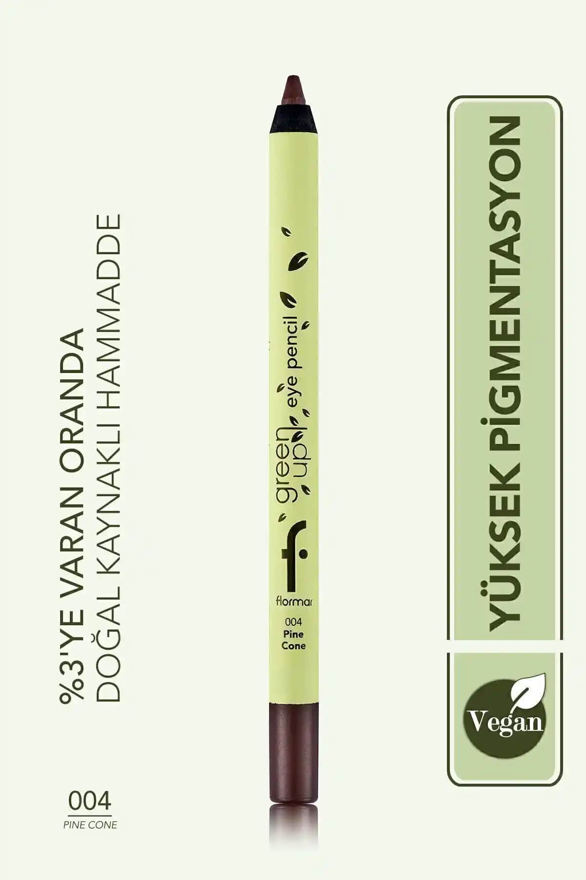 Flormar Green Up Vegan Göz Kalemi Yüksek Pigmentasyon ve Doğa Dostu Formül