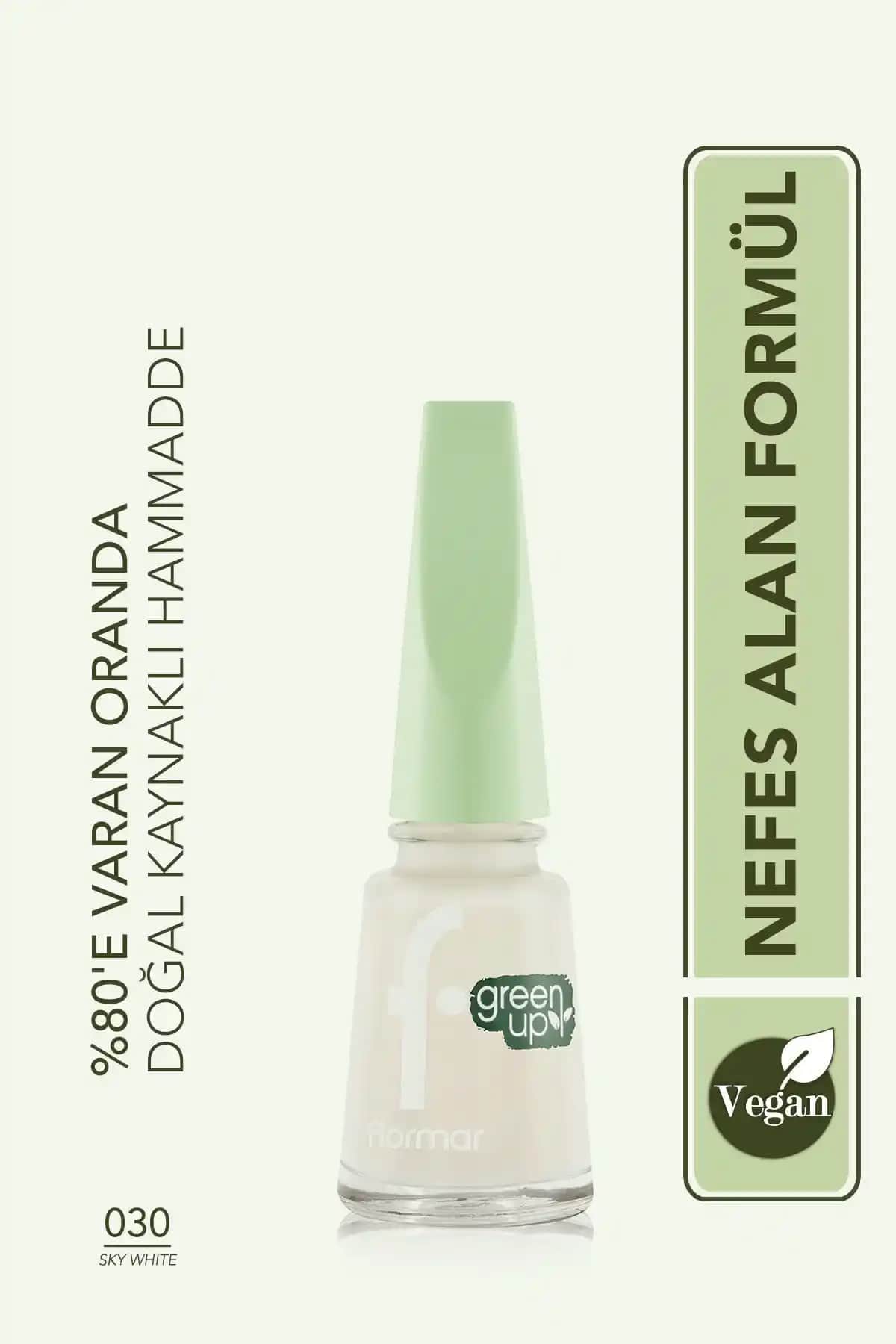 Flormar Green Up Vegan Oje: Doğal ve Parlak Tırnaklar İçin Yüksek Pigmentli Seçenek