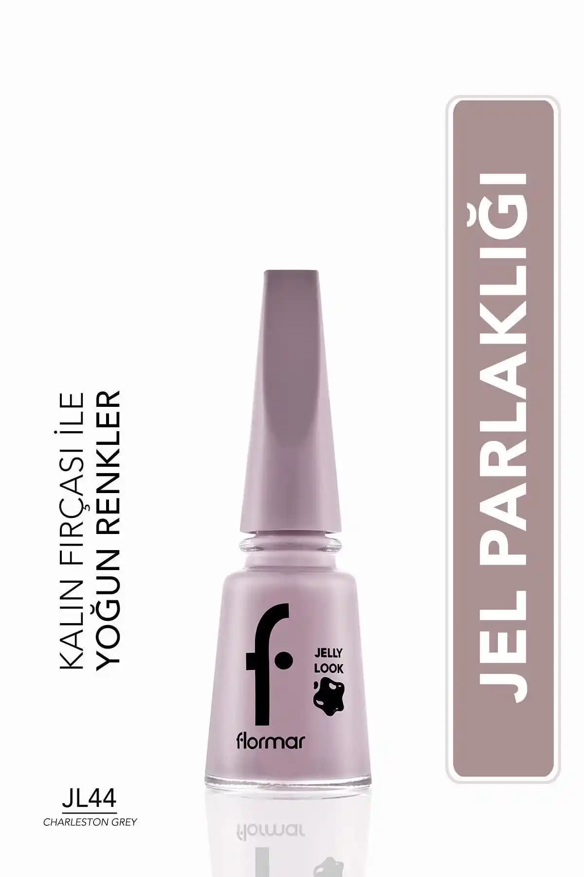 Flormar Jelly Look Oje Charleston Grey: Parlak ve Kalıcı Tırnaklar İçin Modern Seçenek
