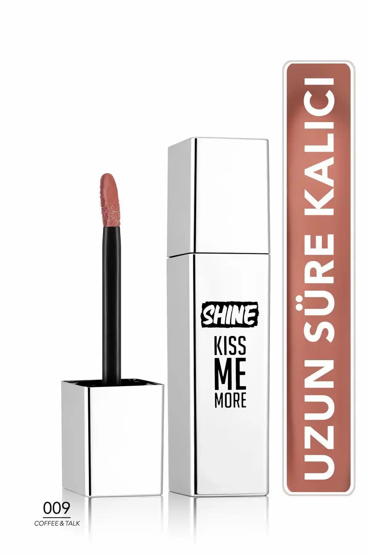 Flormar Kalıcı Parlak Likit Ruj Sütlü Kahve Shine Kiss Me More LLS 009