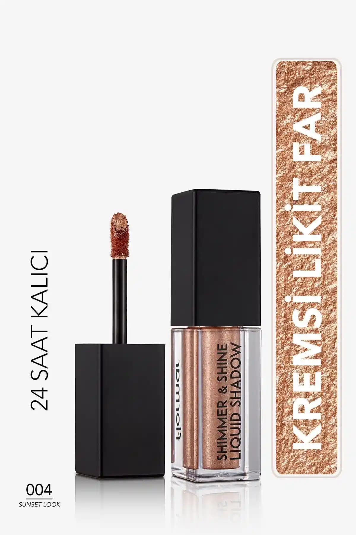 Flormar Metalik Likit Göz Farı Bakır Tonu – Uzun Süre Kalıcı ve Parlak Makyaj