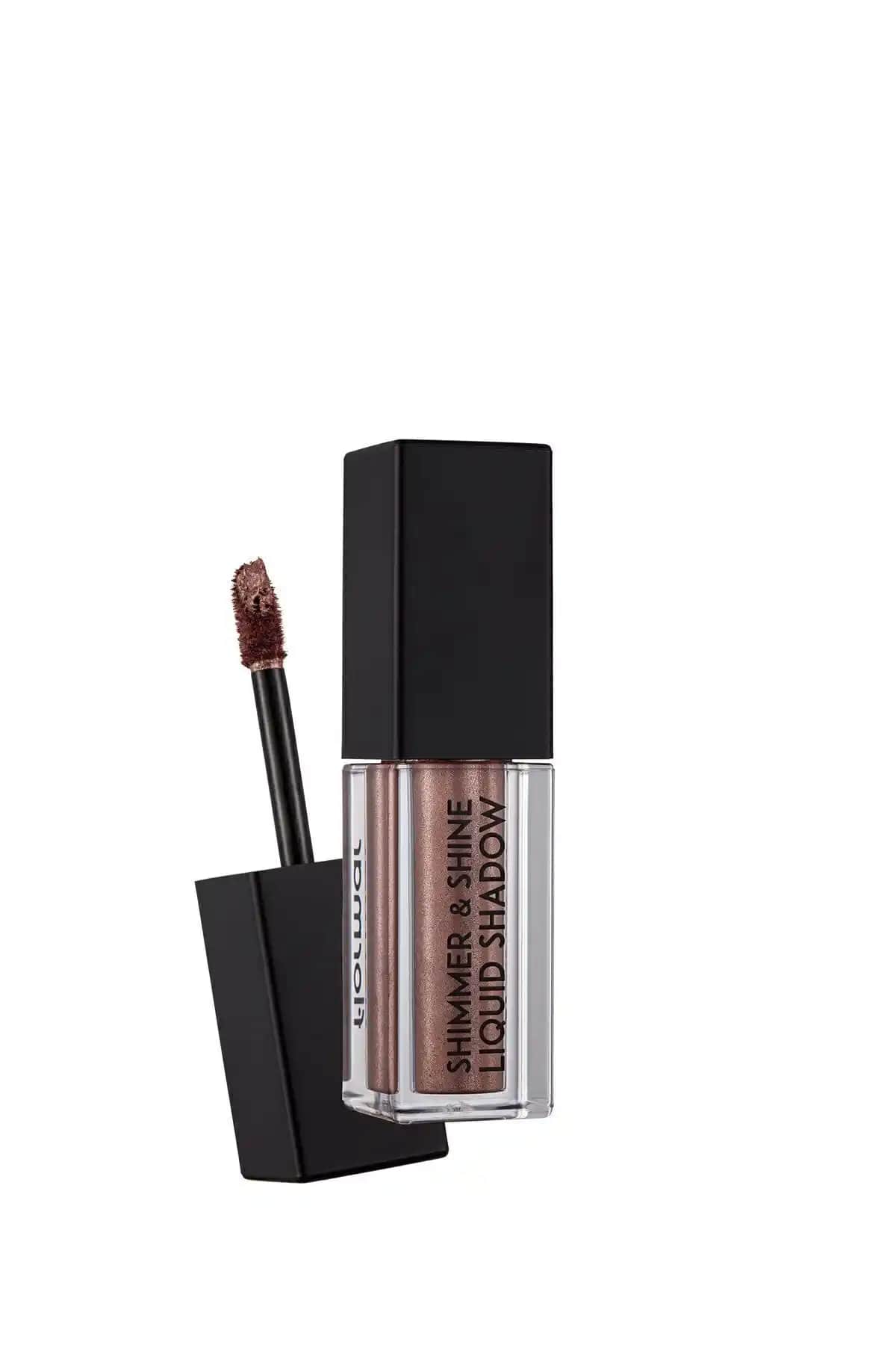 Flormar Metalik Likit Göz Farı Mor Renkli Uzun Süre Kalıcı ve Kolay Uygulama