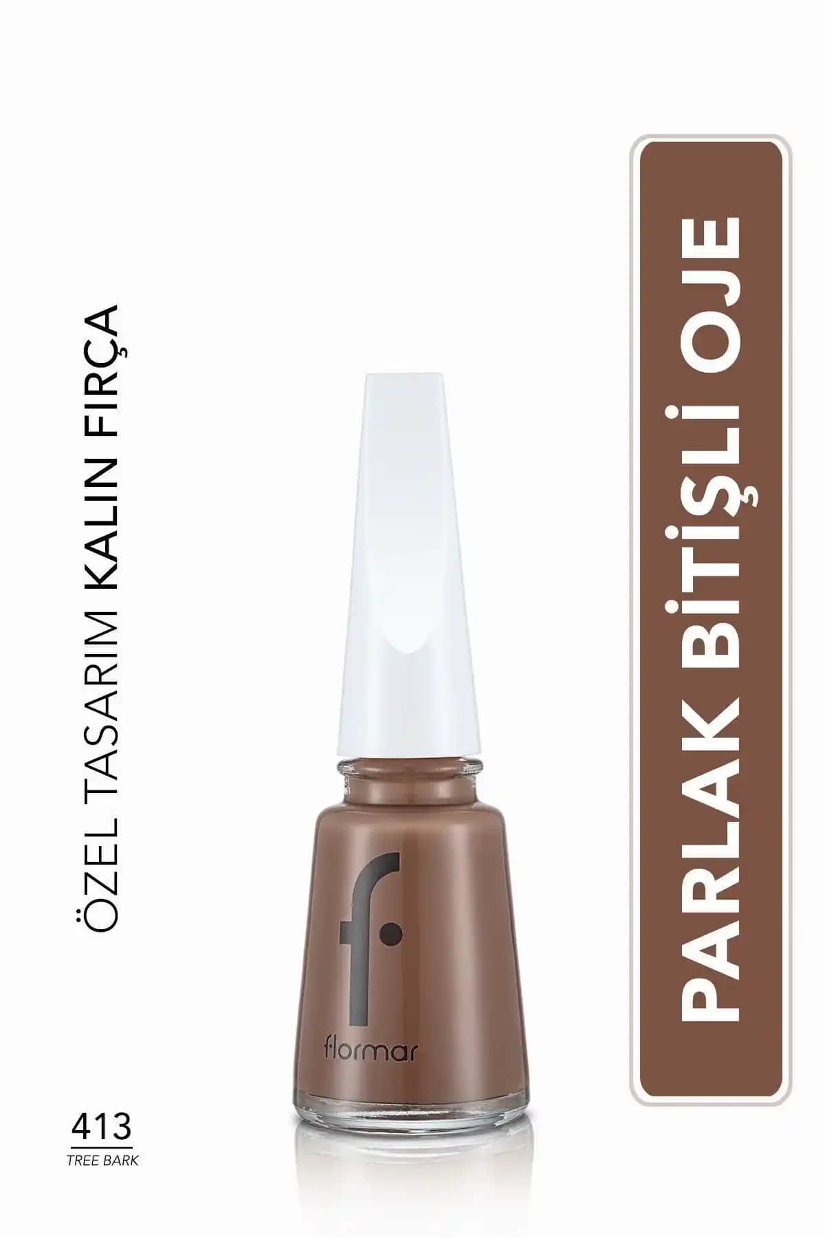 Flormar Nail Enamel Fne-413 Tree Bark: Yüksek Pigmentli ve Parlak Sonbahar Kış Ojesi