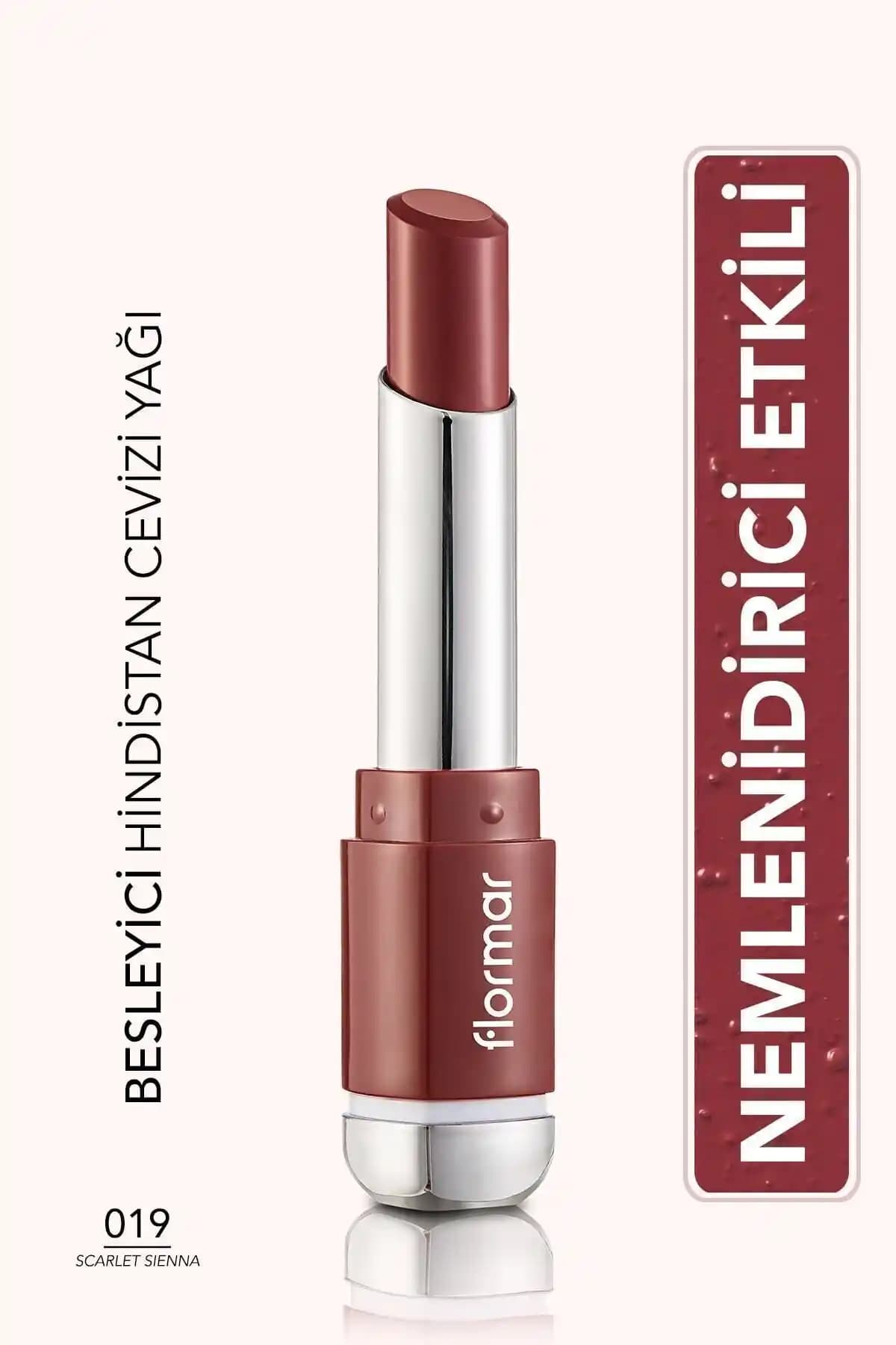 Flormar Saten Dokulu Stick Ruj Prime N Lips Dudak Bakımı ve Doğal Güzellik İçin